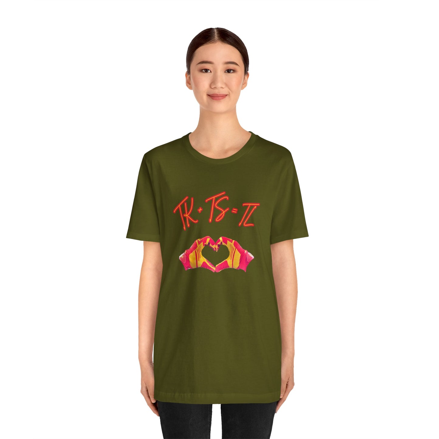 SWELCE TK+TS=TL Original Love Glove Design (Vers#3 for black) Jersey-Unisex Jersey Short Sleeve Tee