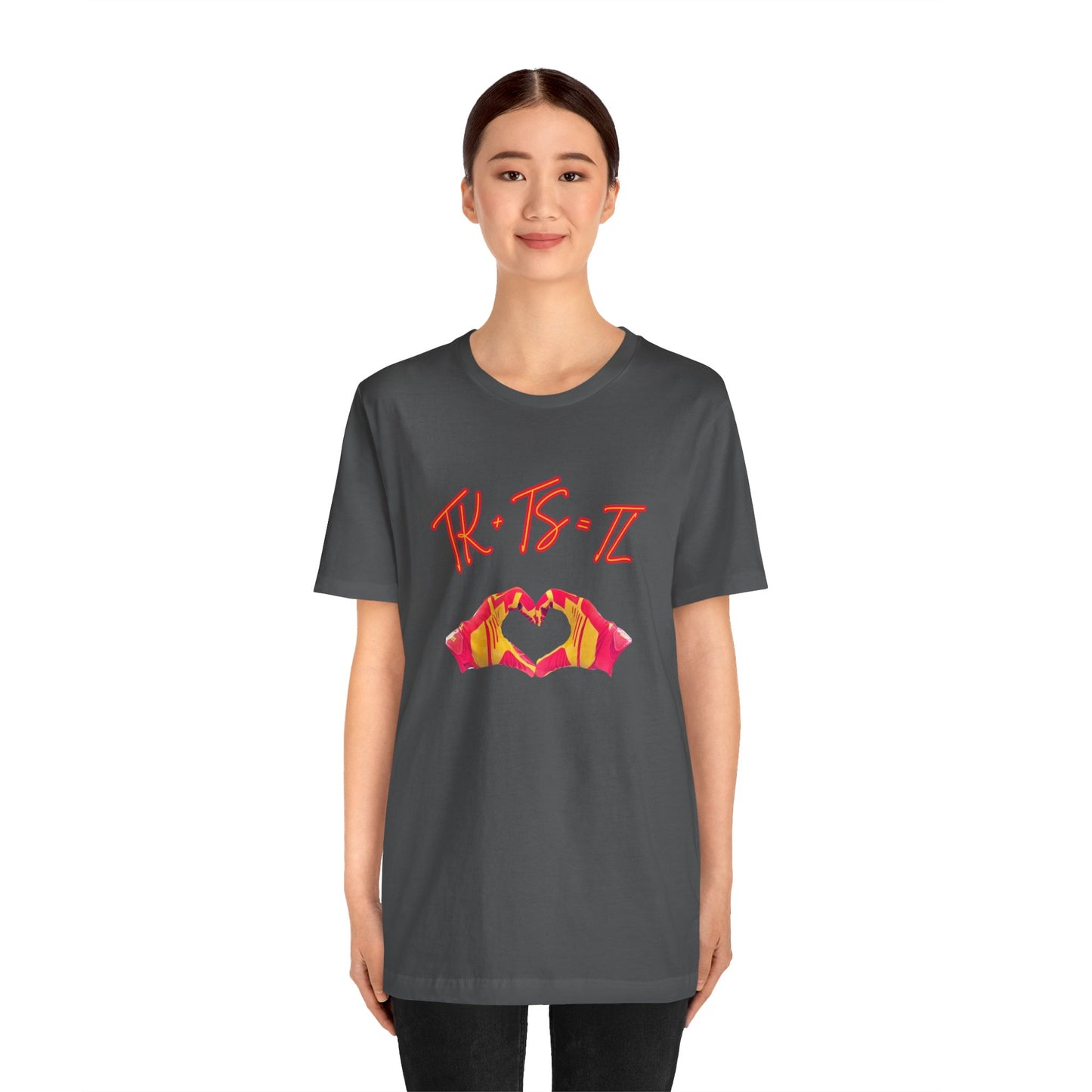 SWELCE TK+TS=TL Original Love Glove Design (Vers#3 for black) Jersey-Unisex Jersey Short Sleeve Tee