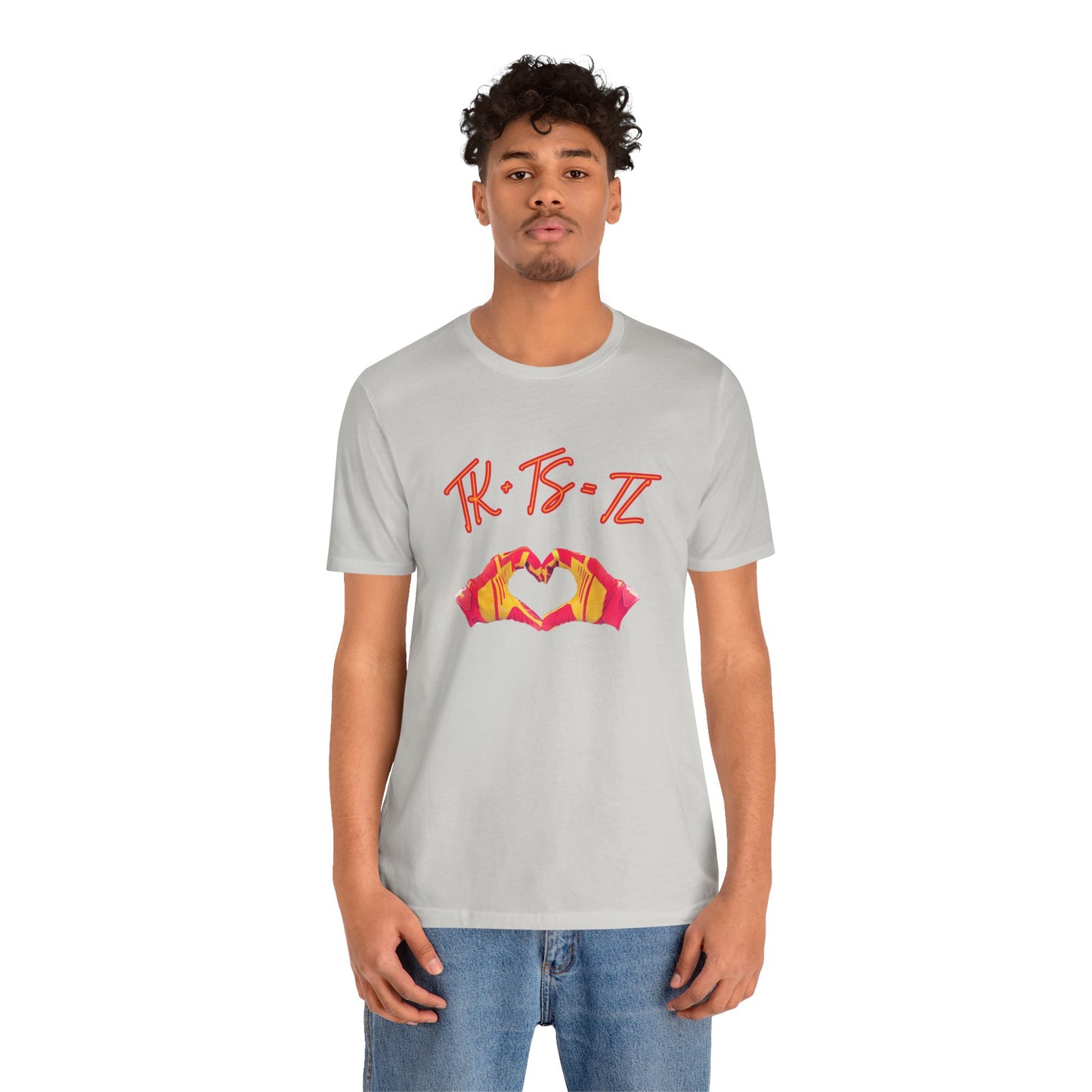 SWELCE TK+TS=TL Original Love Glove Design (Vers#3 for black) Jersey-Unisex Jersey Short Sleeve Tee