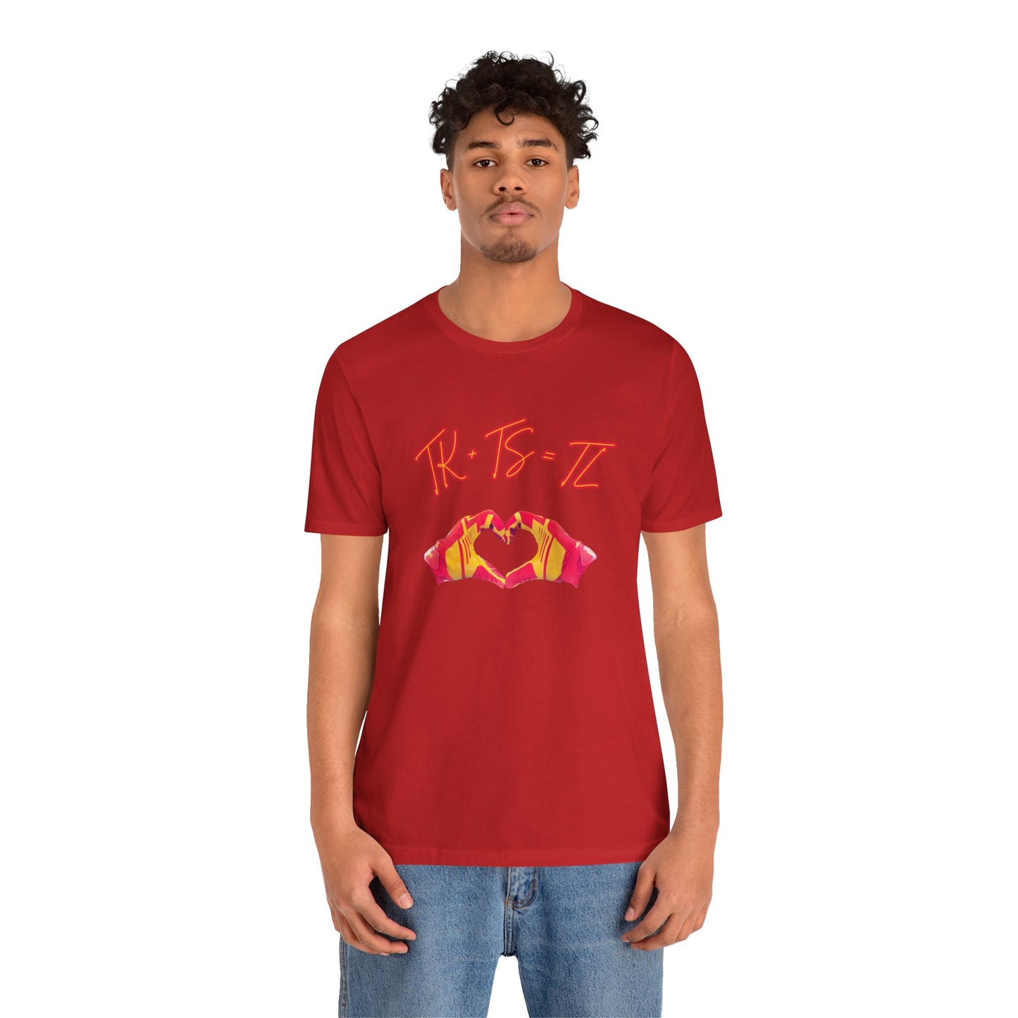 SWELCE TK+TS=TL Original Love Glove Design (Vers#3 for black) Jersey-Unisex Jersey Short Sleeve Tee