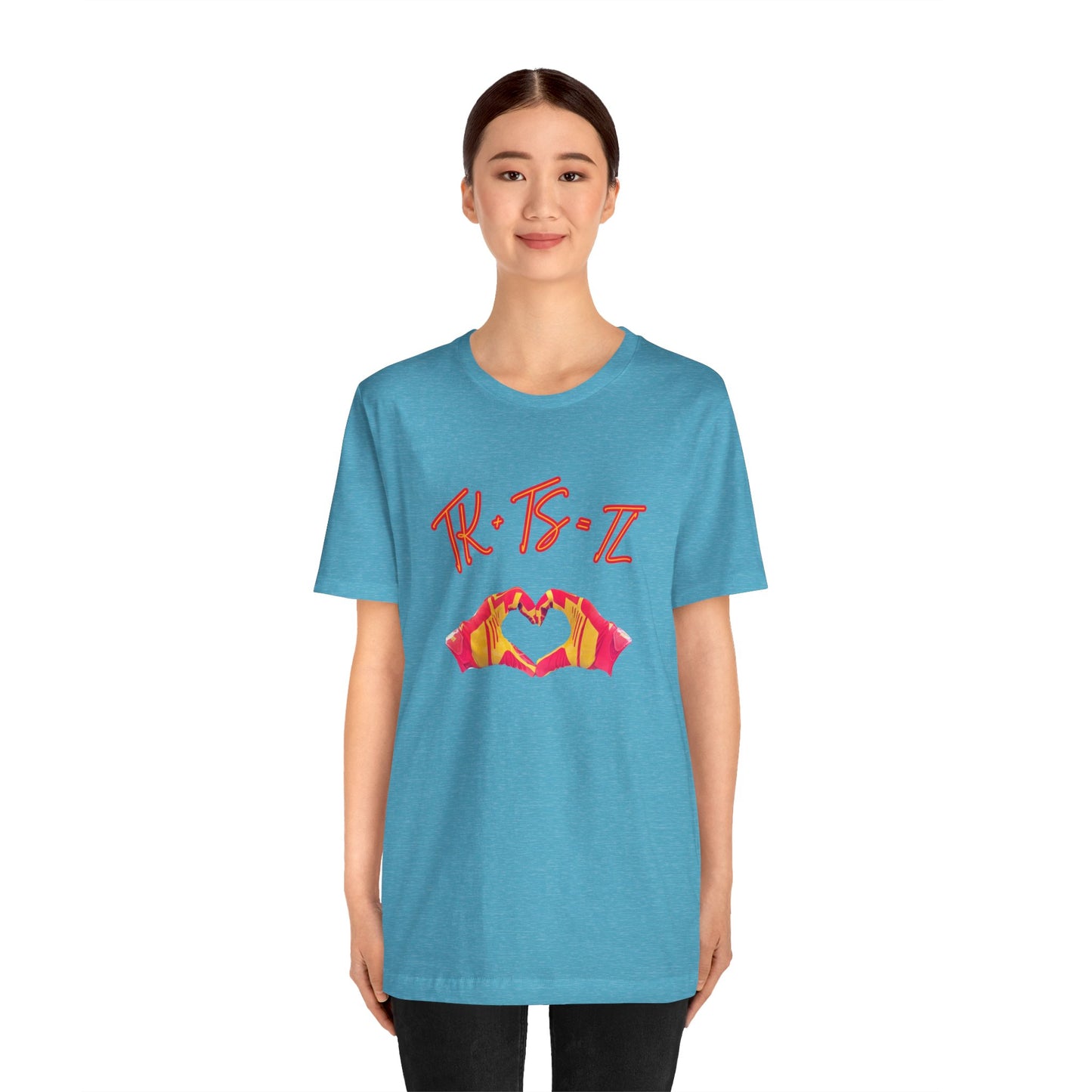 SWELCE TK+TS=TL Original Love Glove Design (Vers#3 for black) Jersey-Unisex Jersey Short Sleeve Tee