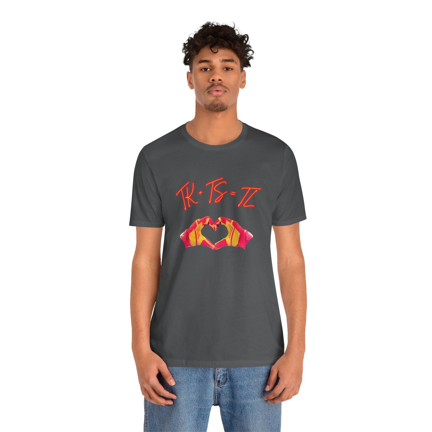 SWELCE TK+TS=TL Original Love Glove Design (Vers#3 for black) Jersey-Unisex Jersey Short Sleeve Tee