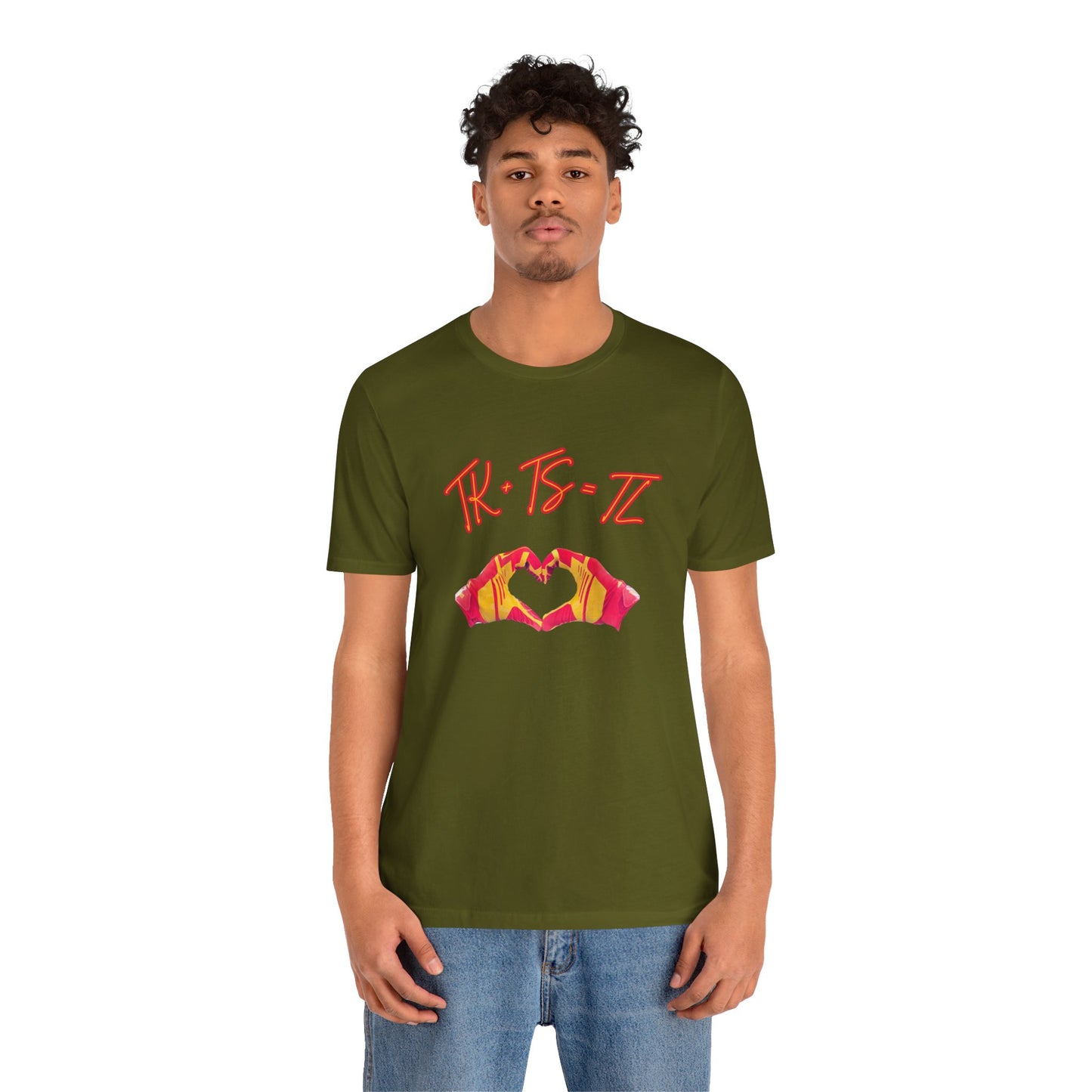 SWELCE TK+TS=TL Original Love Glove Design (Vers#3 for black) Jersey-Unisex Jersey Short Sleeve Tee