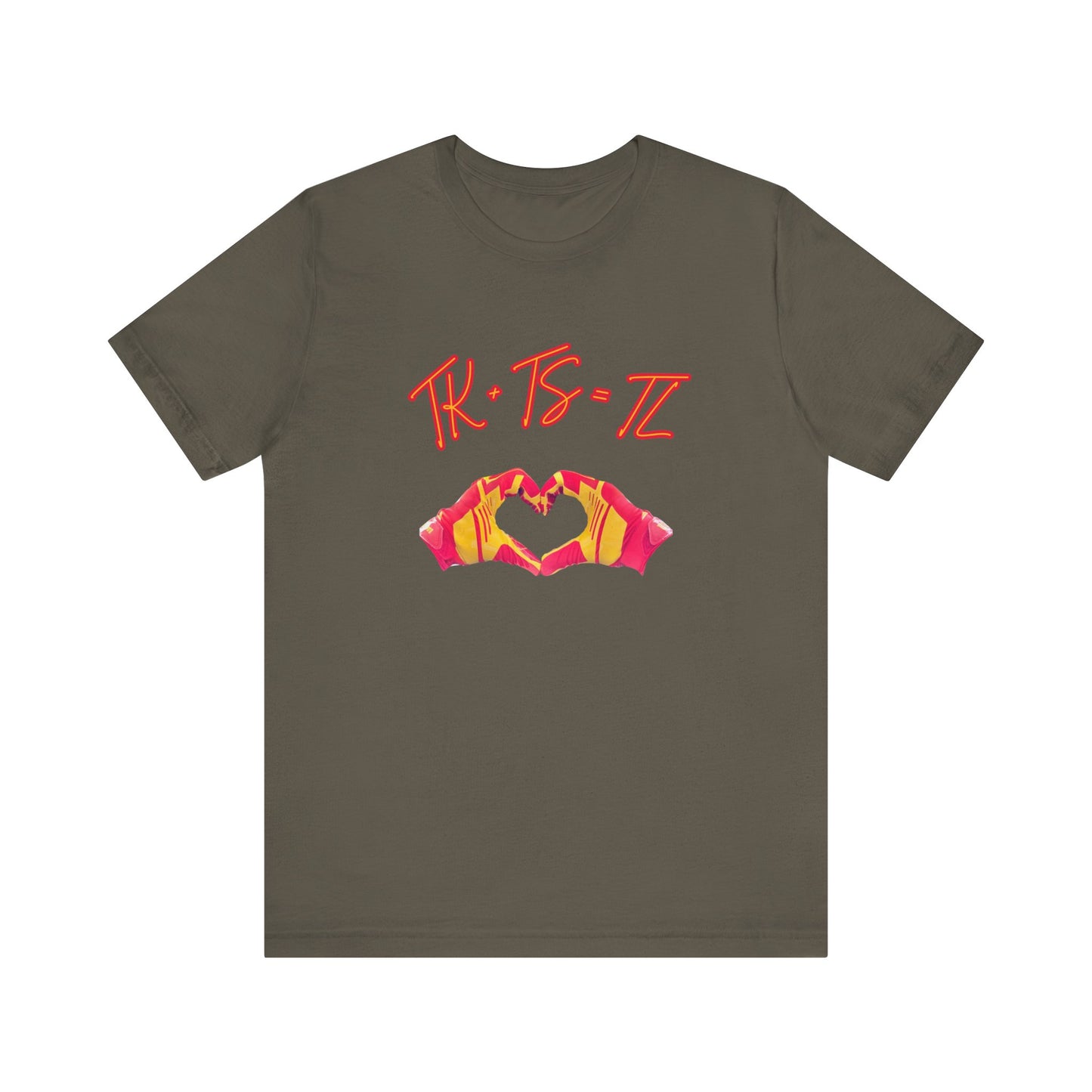 SWELCE TK+TS=TL Original Love Glove Design (Vers#3 for black) Jersey-Unisex Jersey Short Sleeve Tee