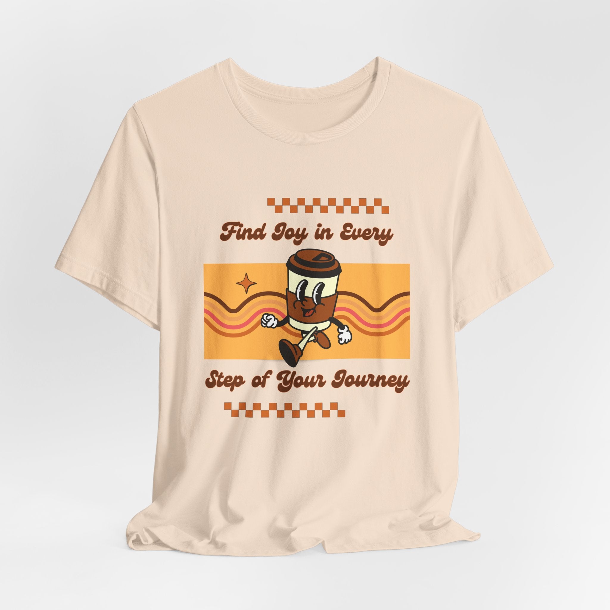 Find Joy in Every Step of Your Journey-Unisex Jersey Short Sleeve Tee