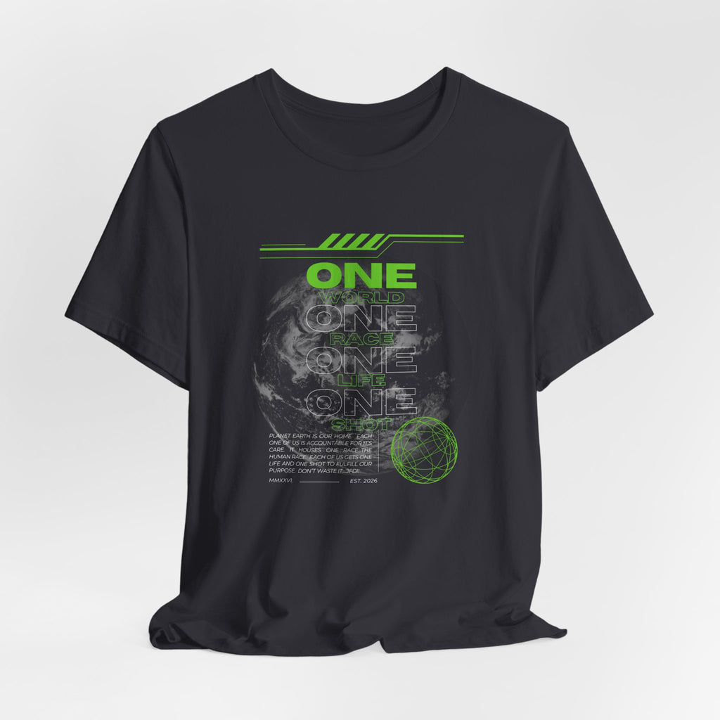 One World-Unisex Jersey Short Sleeve Tee