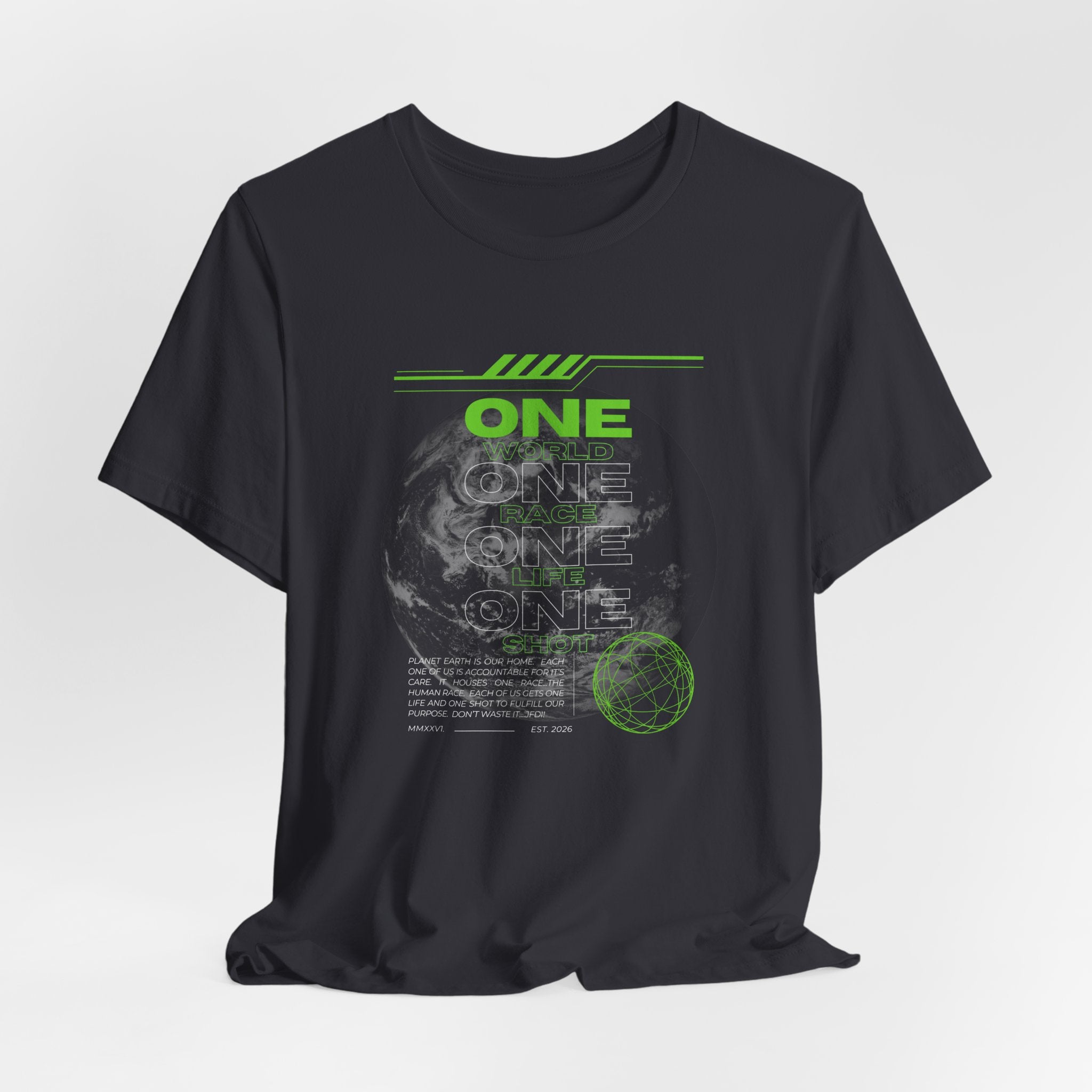 One World-Unisex Jersey Short Sleeve Tee