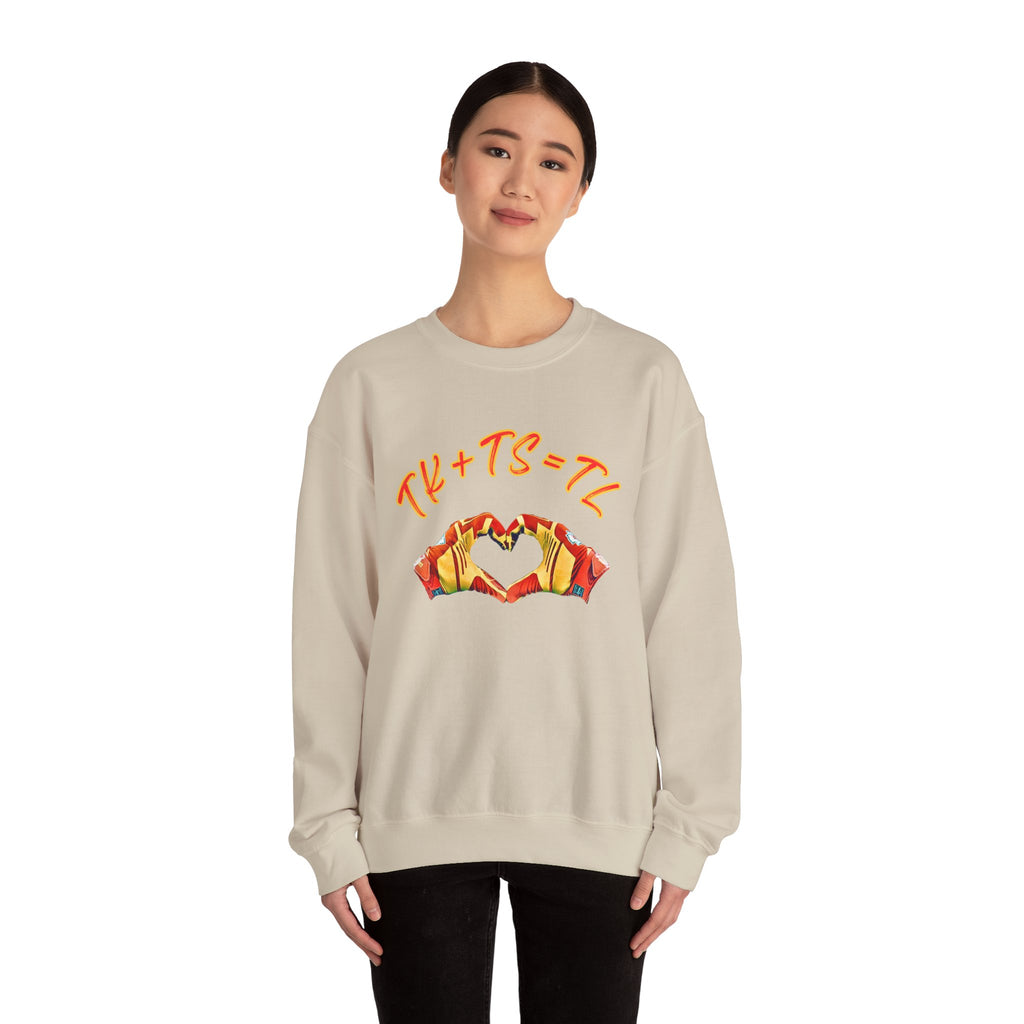 SWELCE TK+TS=TL Black -Unisex Heavy Blend™ Crewneck Sweatshirt