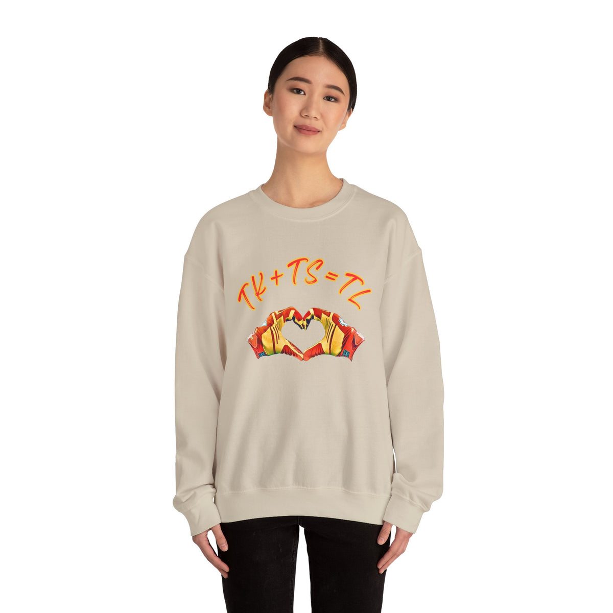 SWELCE TK+TS=TL Black -Unisex Heavy Blend™ Crewneck Sweatshirt