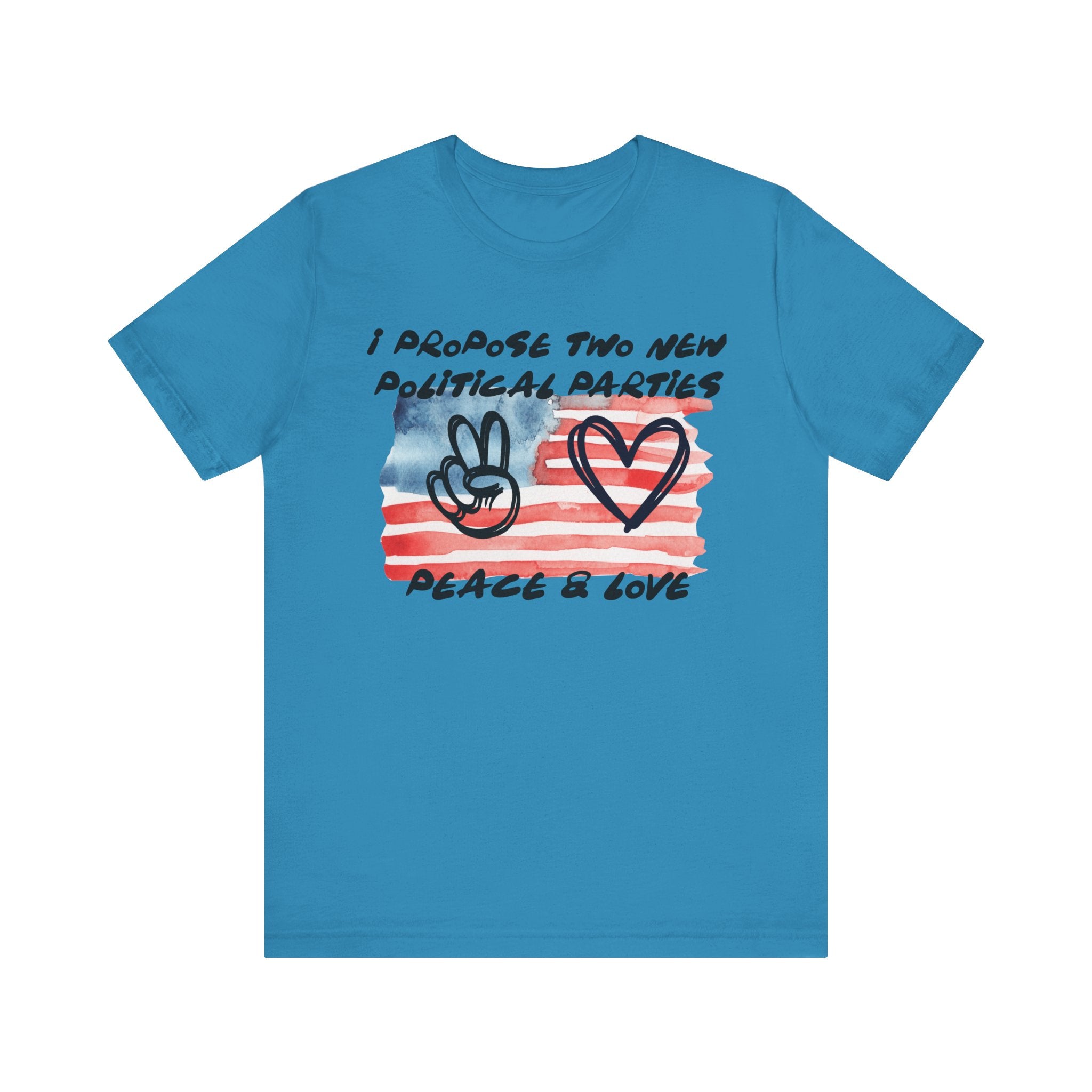 I Propose Two New Political Parties Design#2-Unisex Jersey Short Sleeve Tee