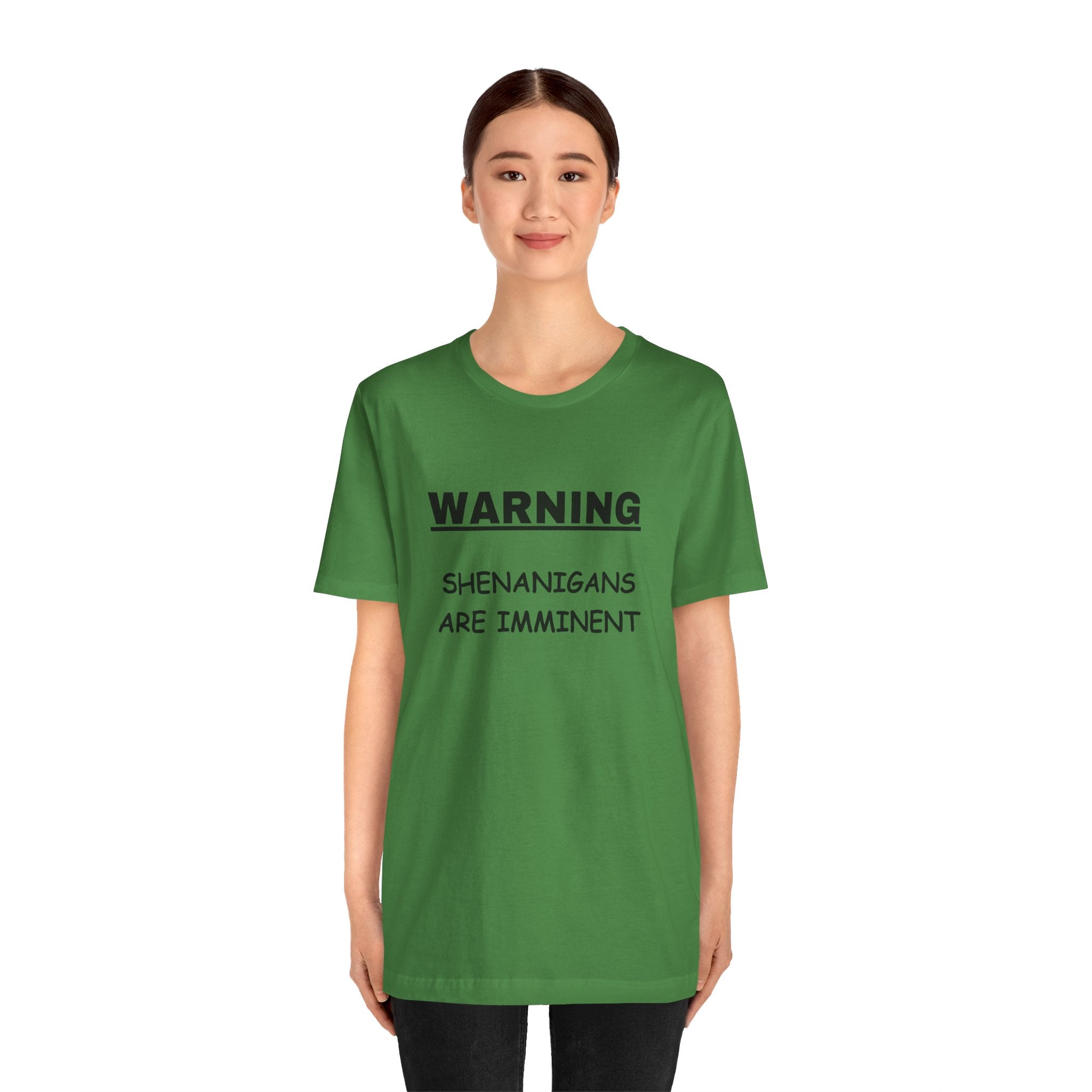 WARNING: Shenanigans are Imminent-Unisex Short Sleeve Tee