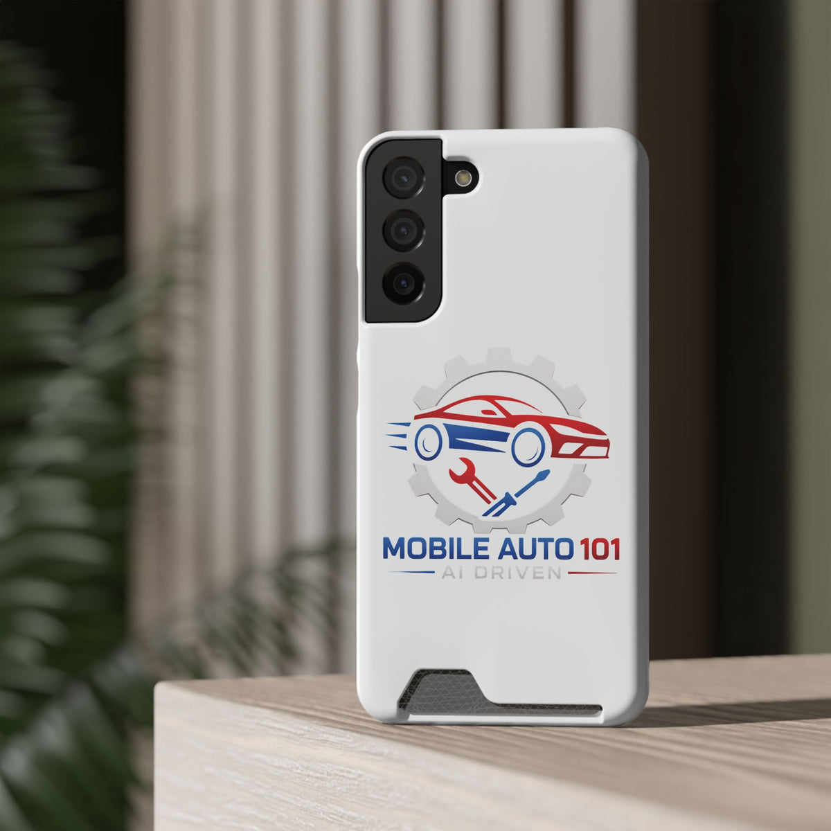 Mobile Auto 101 Logo Phone Case with Card Holder