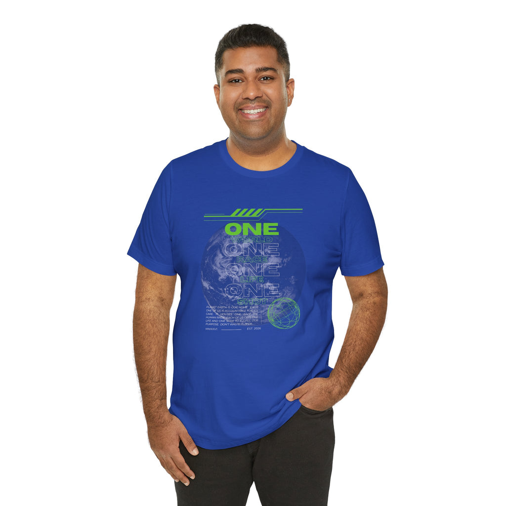 One World-Unisex Jersey Short Sleeve Tee