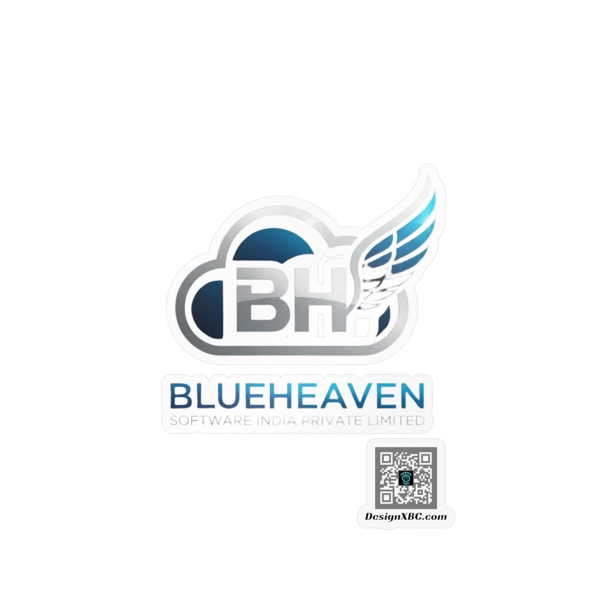 Blueheaven BH Winged Logo Kiss-Cut Vinyl Decal