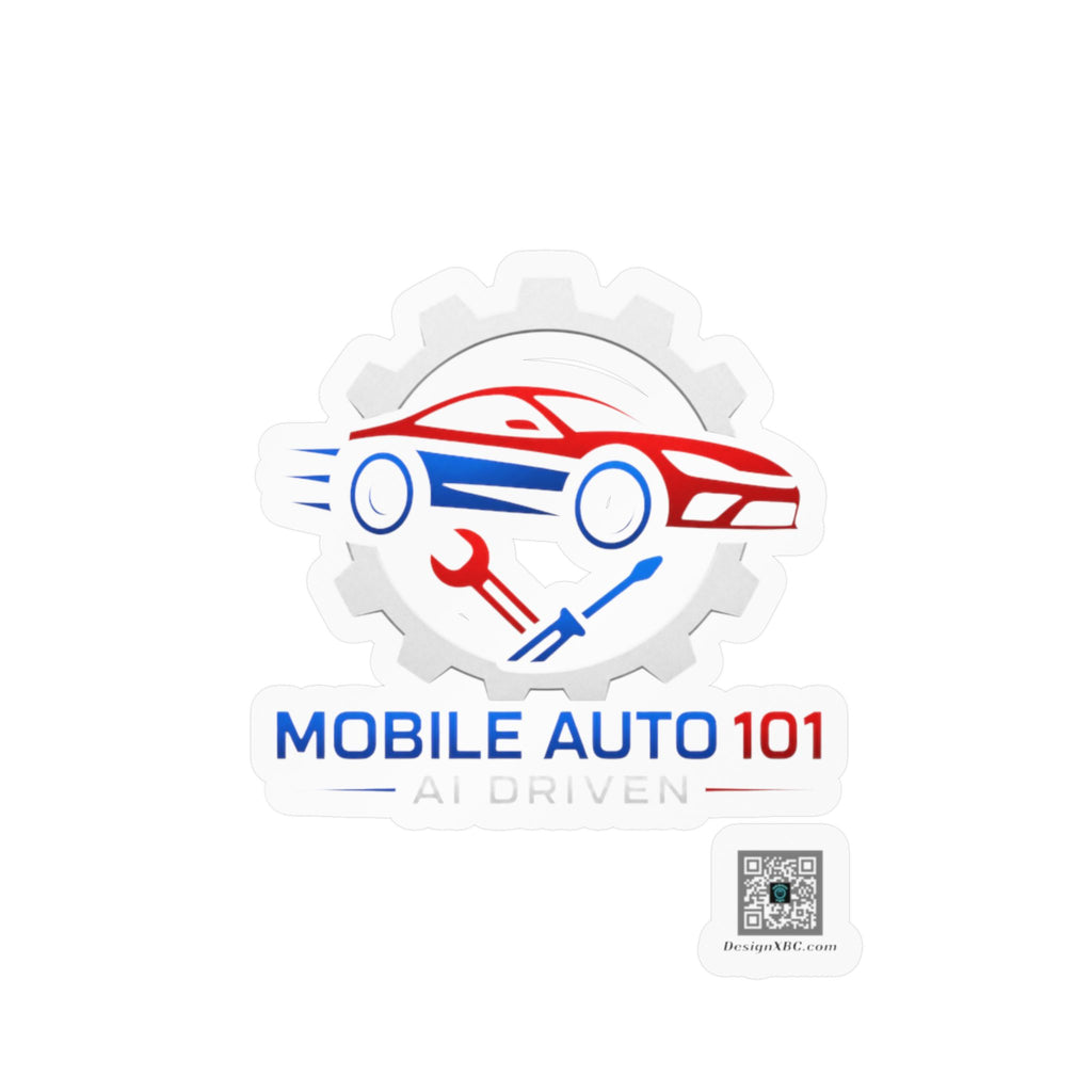 Mobile Auto 101 Logo Kiss-Cut Vinyl Decal