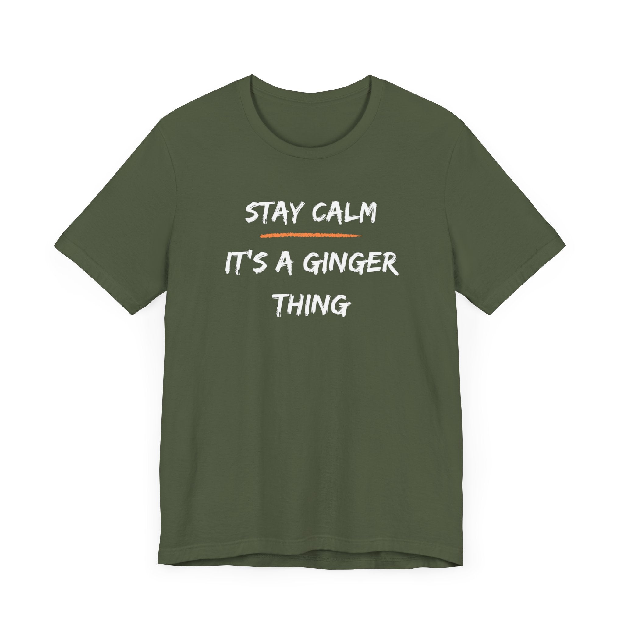 Stay Calm: It's a Ginger Thing-Unisex Jersey Short Sleeve Tee