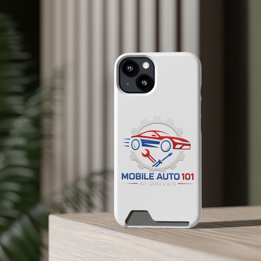 Mobile Auto 101 Logo Phone Case with Card Holder