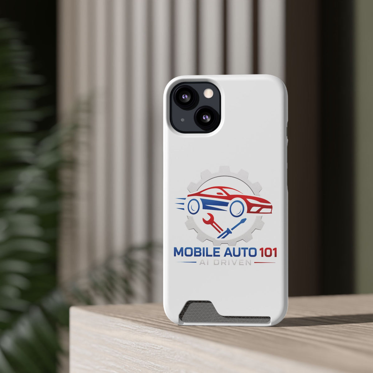 Mobile Auto 101 Logo Phone Case with Card Holder
