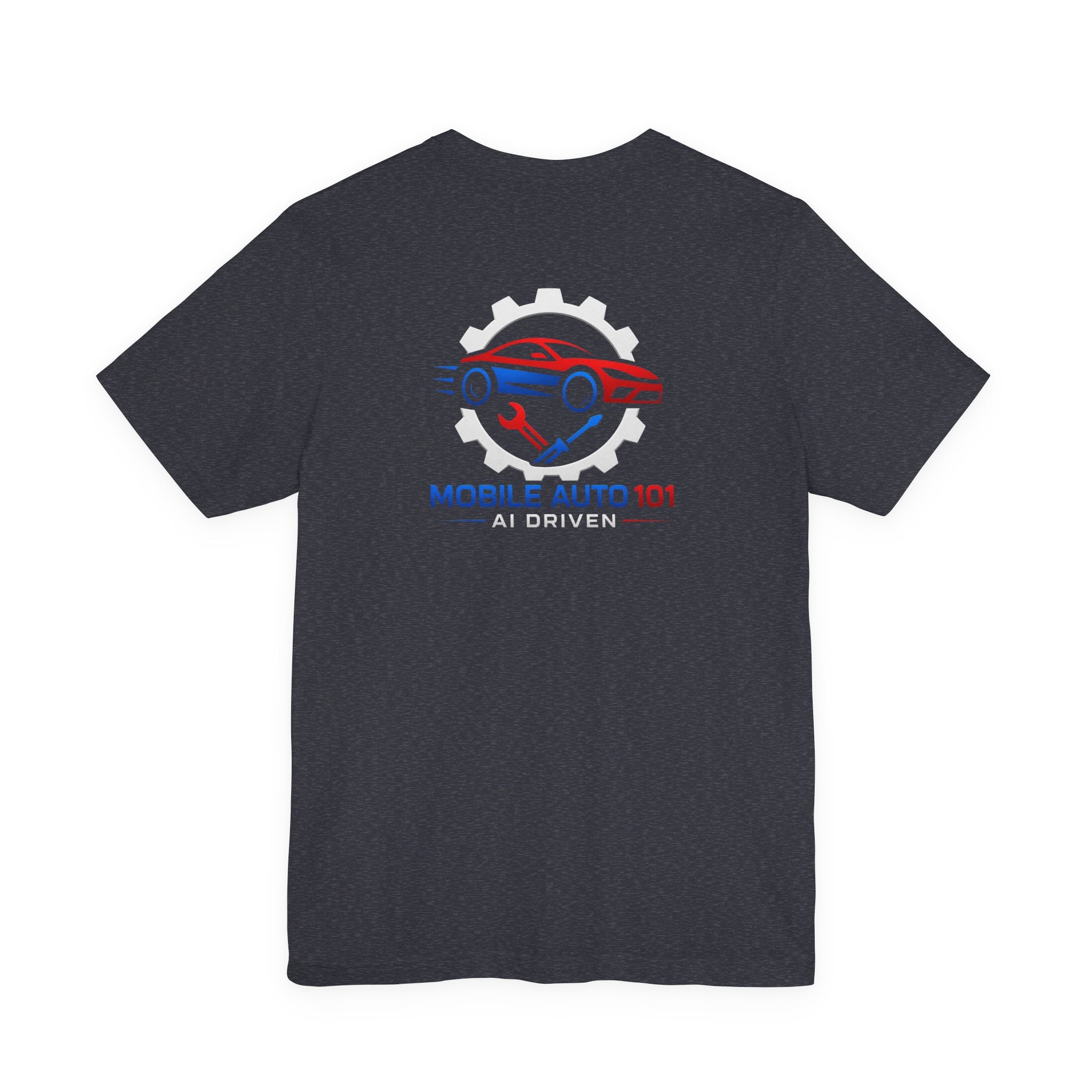 Mobile Auto 101 3rd Ed. (front and back design)-Unisex Jersey Short Sleeve Tee