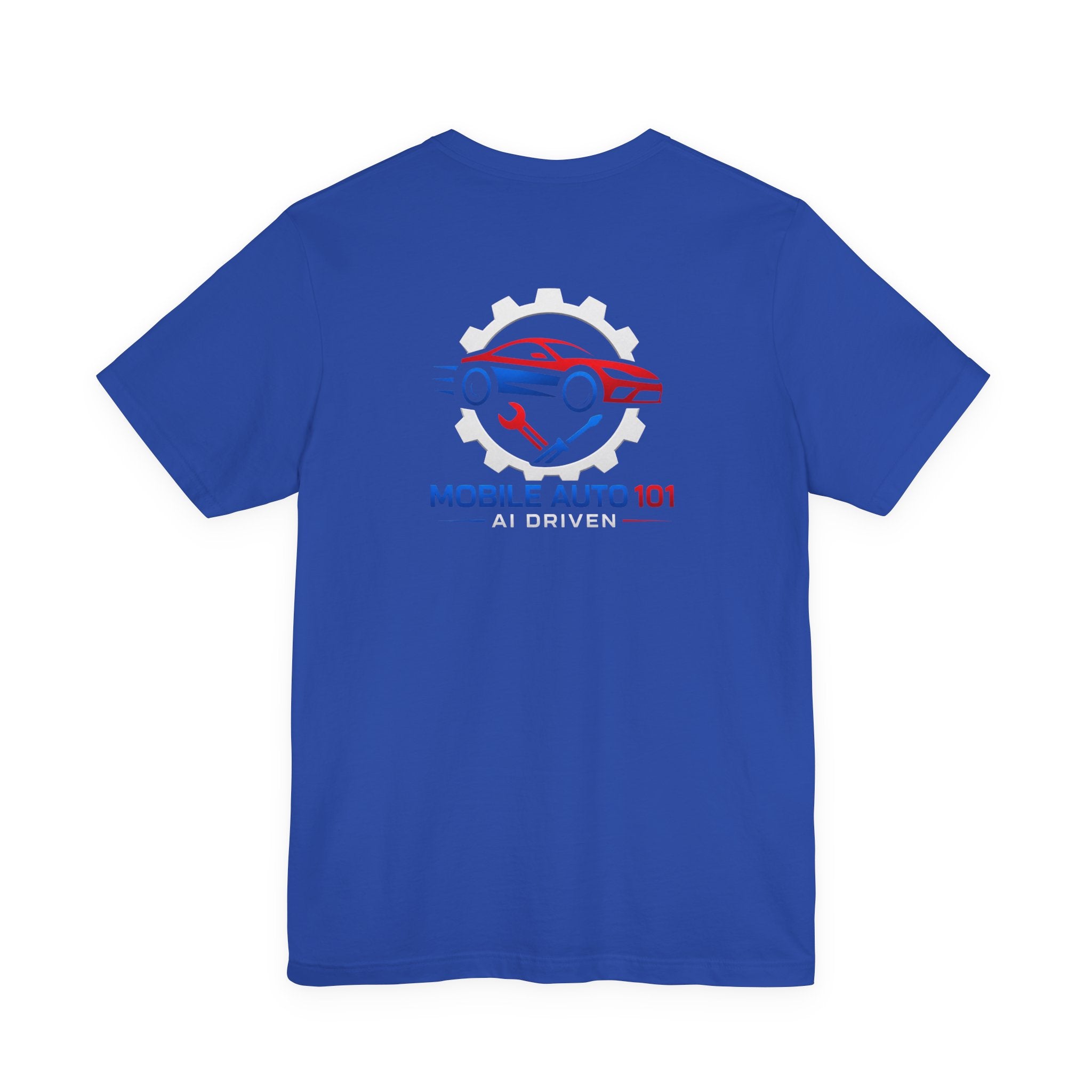 Mobile Auto 101 3rd Ed. (front and back design)-Unisex Jersey Short Sleeve Tee