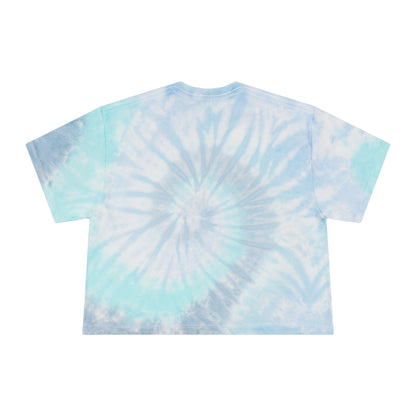 It's a Good Day to Love Tay-Women's Tie-Dye Crop Tee