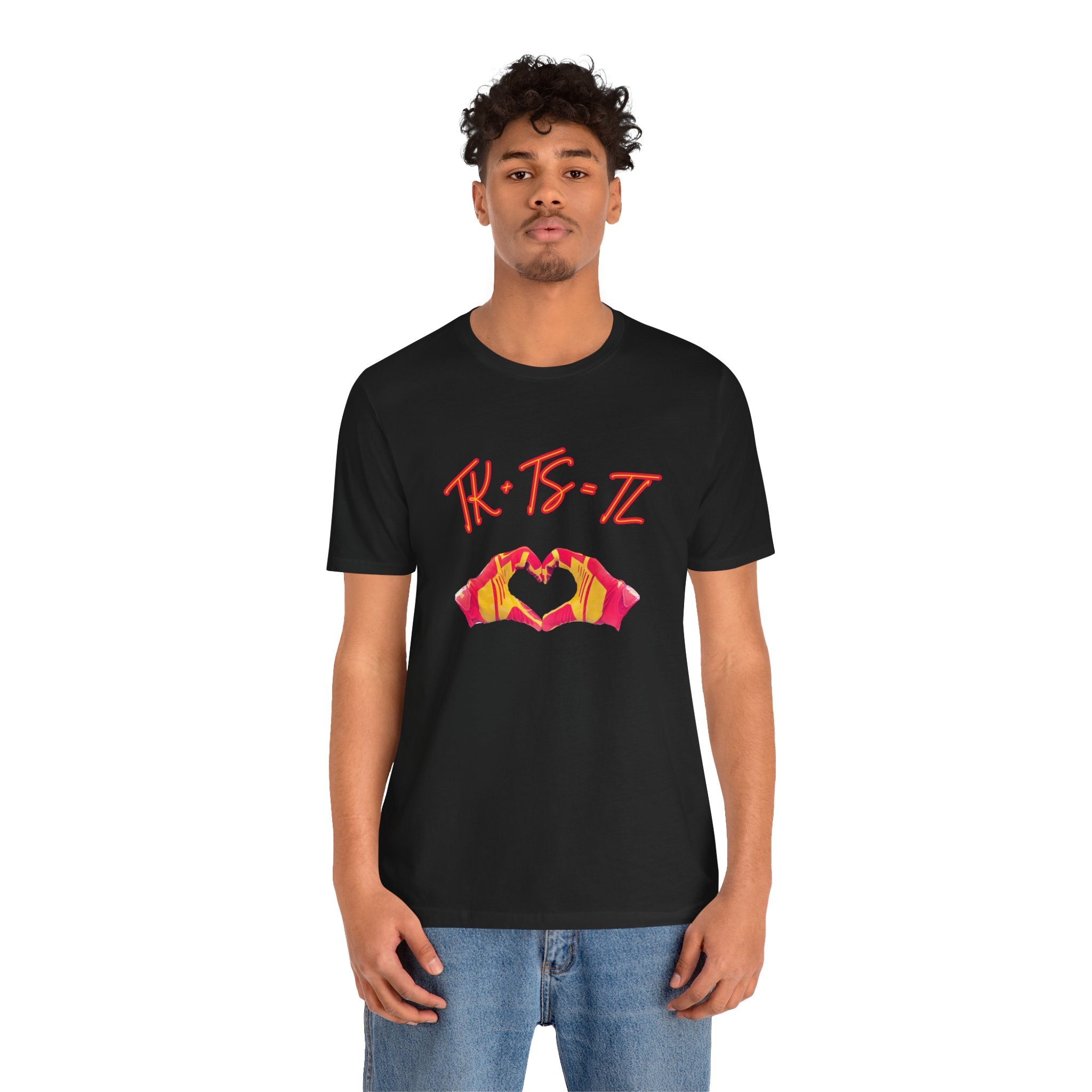 SWELCE TK+TS=TL Original Love Glove Design (Vers#3 for black) Jersey-Unisex Jersey Short Sleeve Tee