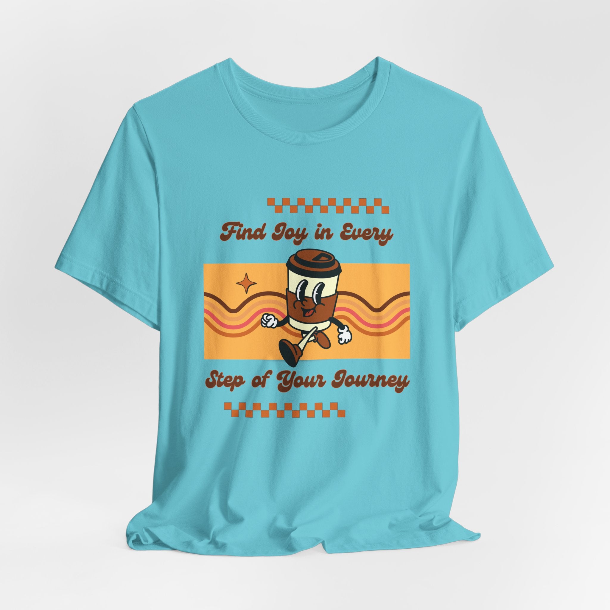 Find Joy in Every Step of Your Journey-Unisex Jersey Short Sleeve Tee