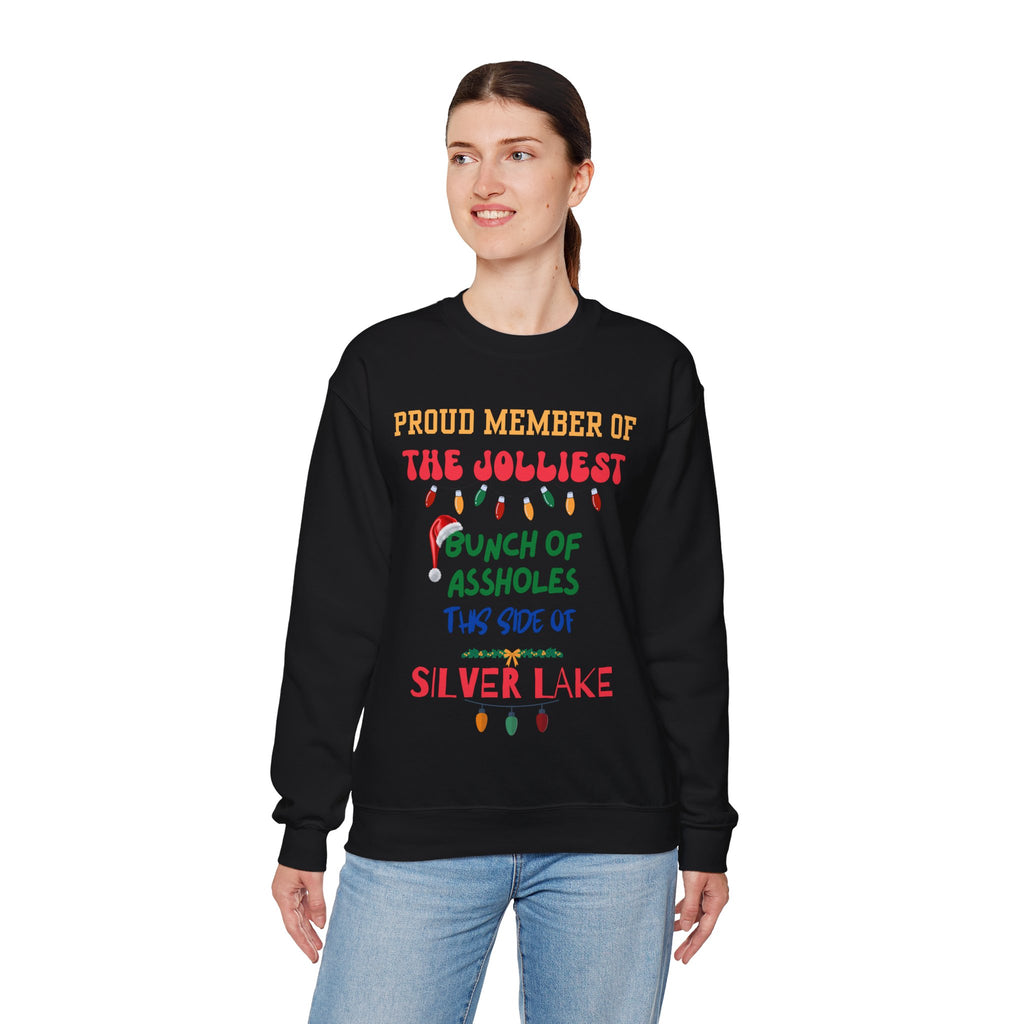 Proud Member Jolliest Bunch of A-holes (Silver Lake)-Unisex Crewneck Sweatshirt