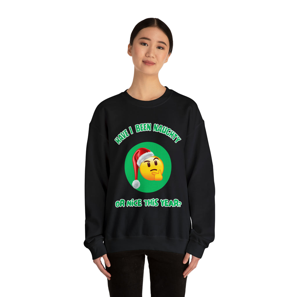 Have I Been Naughty or Nice? Red -Unisex Heavy Blend™ Crewneck Sweatshirt