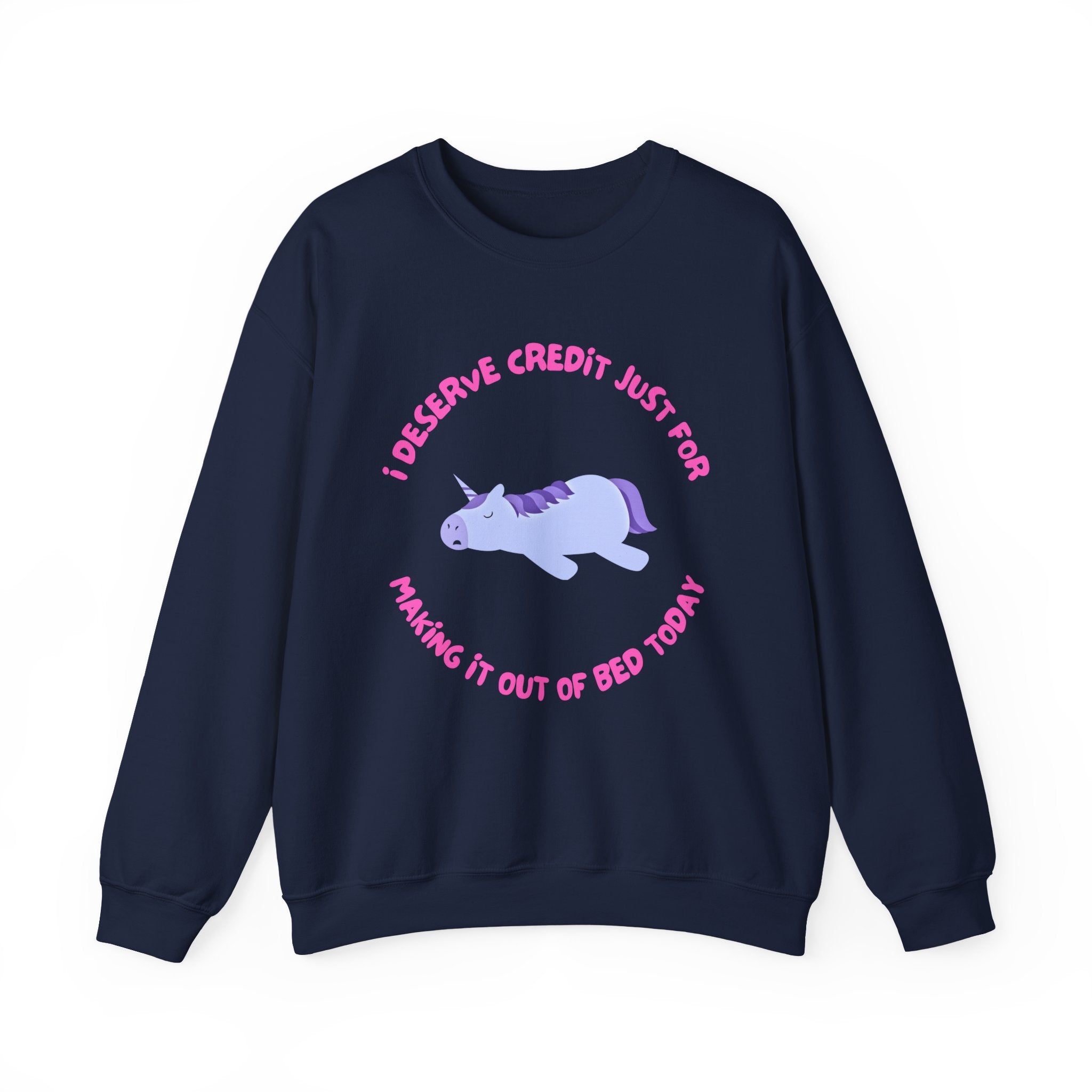 I Deserve Credit (2 Sided Print)-Unisex Heavy Blend™ Crewneck Sweatshirt