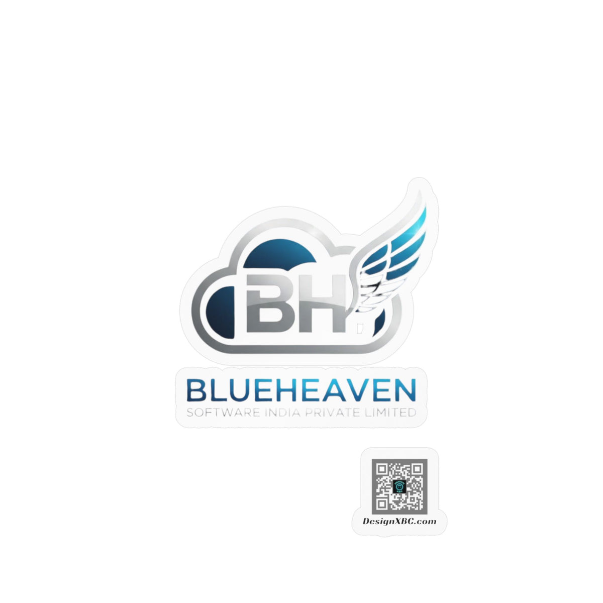 Blueheaven BH Winged Logo Kiss-Cut Vinyl Decal