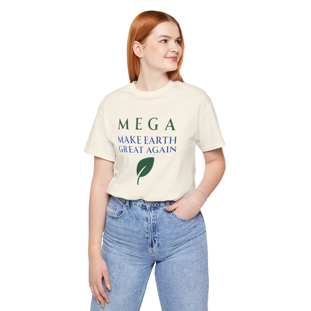 MEGA Make Earth Great Again Version 2-Unisex Jersey Short Sleeve Tee