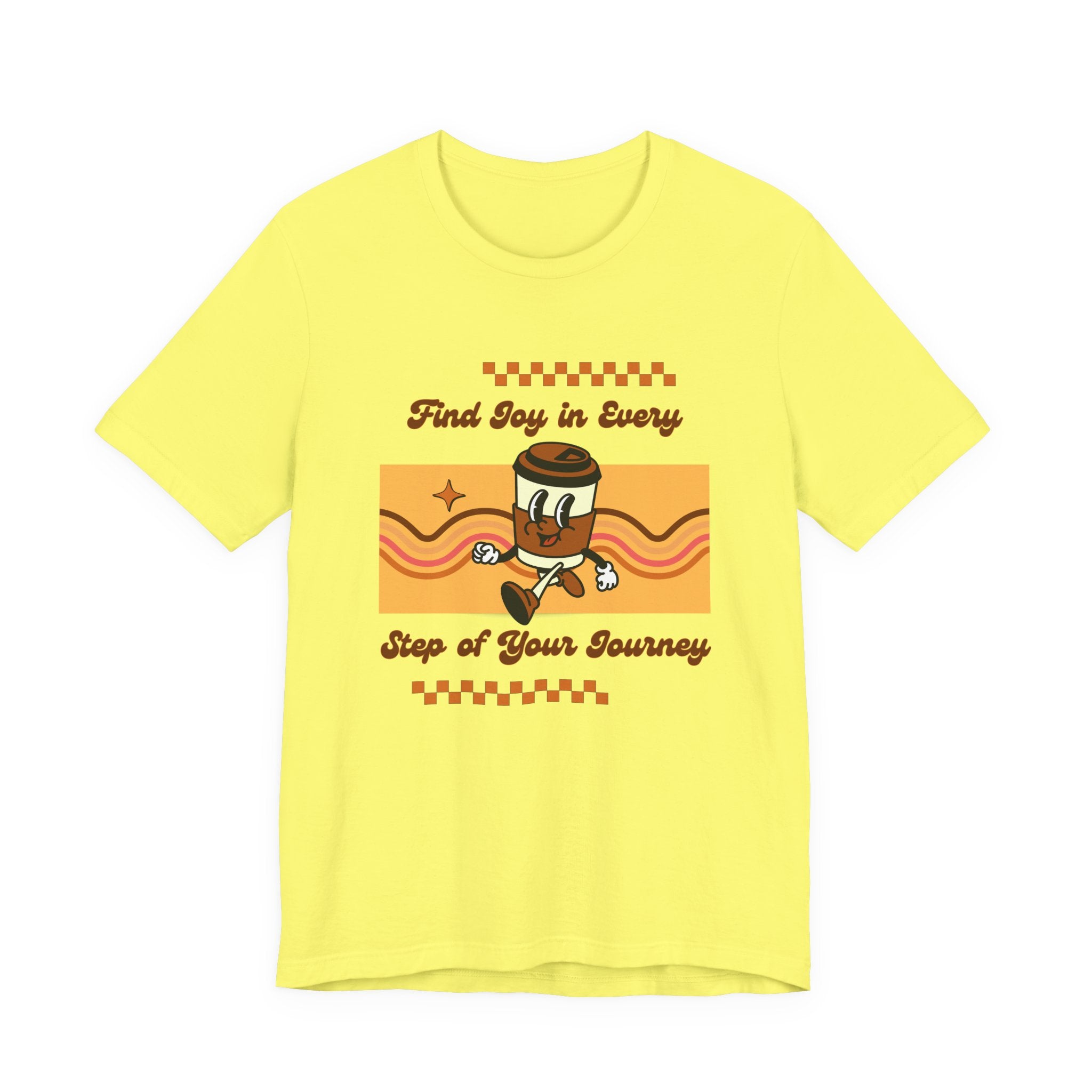 Find Joy in Every Step of Your Journey-Unisex Jersey Short Sleeve Tee