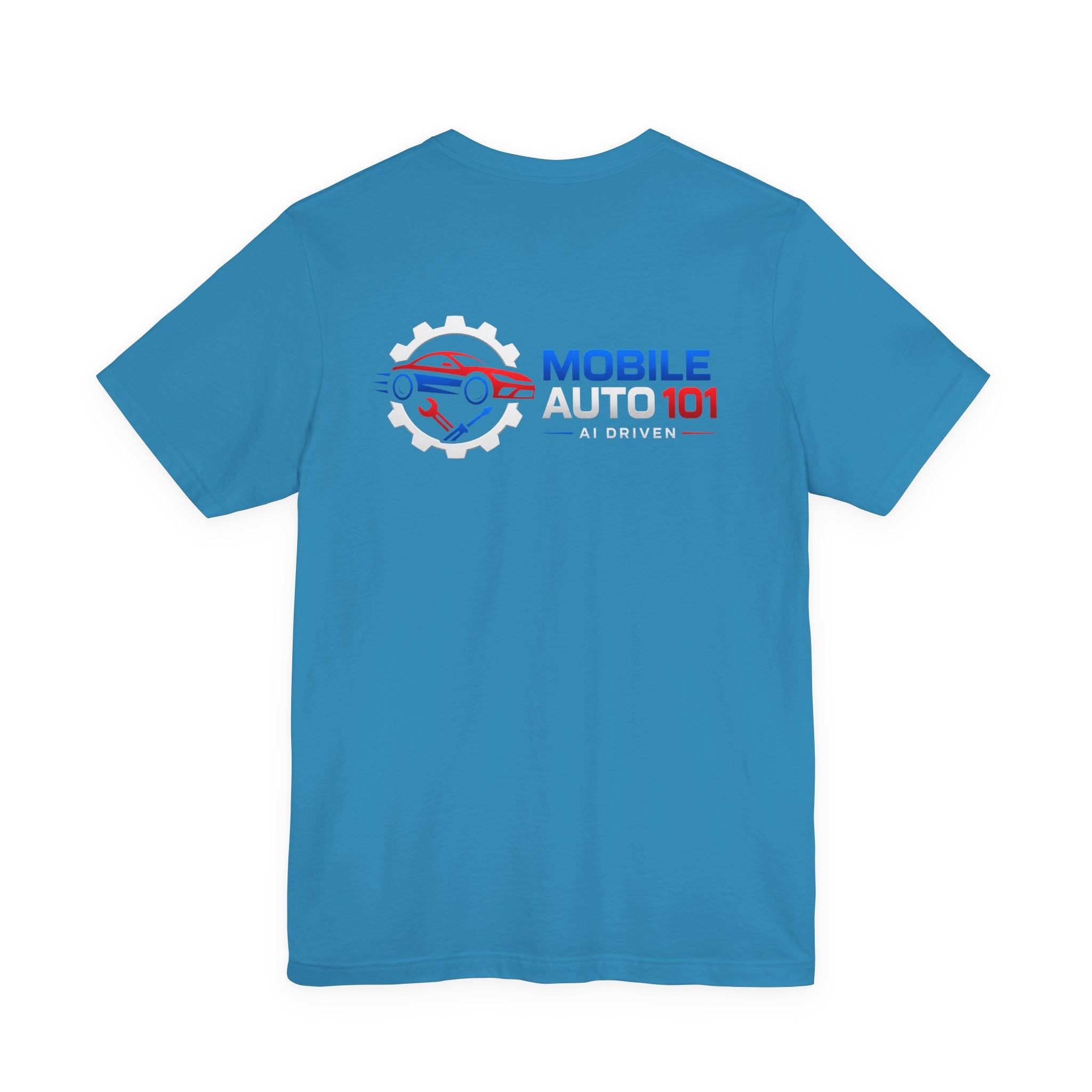 Mobile Auto 101 3rd Ed. (front and back design)-Unisex Jersey Short Sleeve Tee