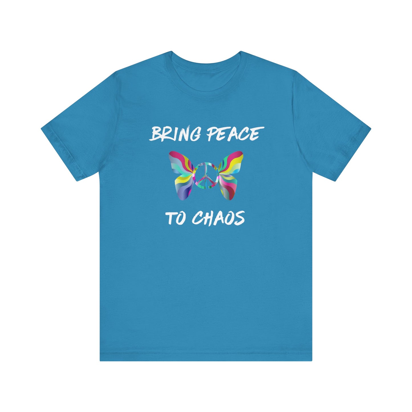 Bring Peace to Chaos-Unisex Jersey Short Sleeve Tee