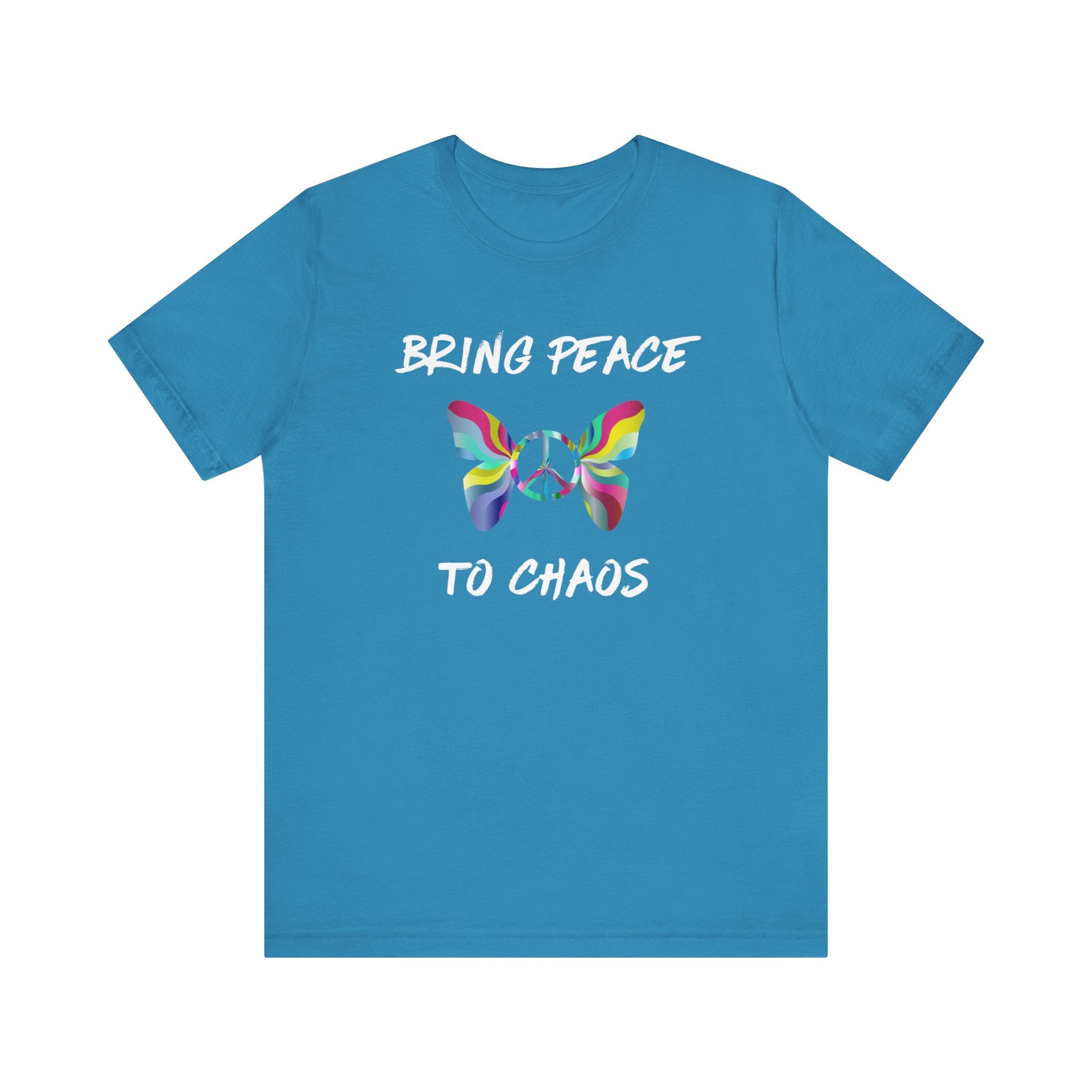 Bring Peace to Chaos-Unisex Jersey Short Sleeve Tee