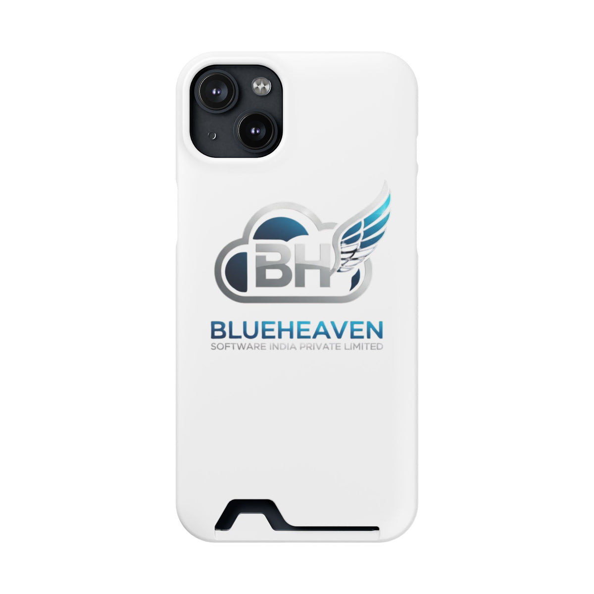 BlueHeaven Logo Phone Case with Card Holder