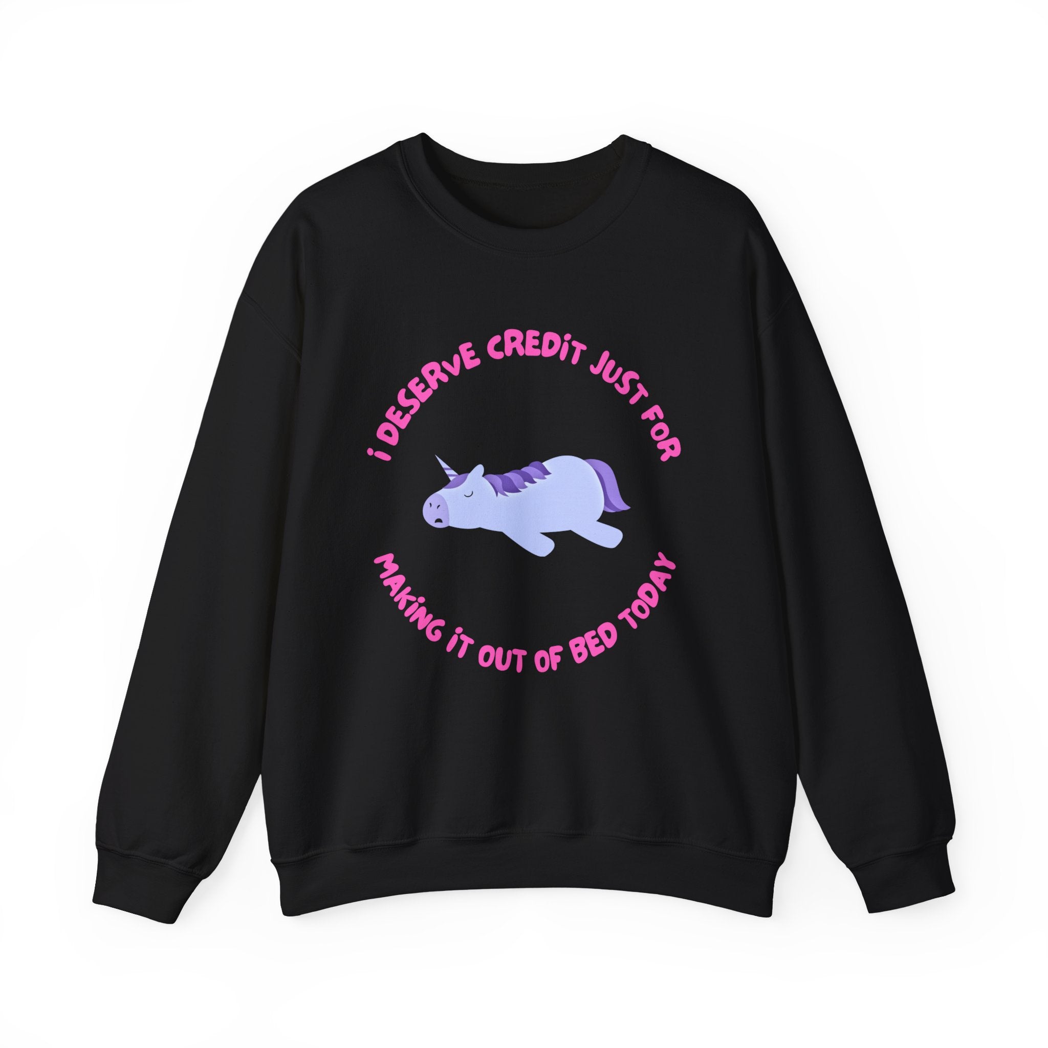 I Deserve Credit (2 Sided Print)-Unisex Heavy Blend™ Crewneck Sweatshirt
