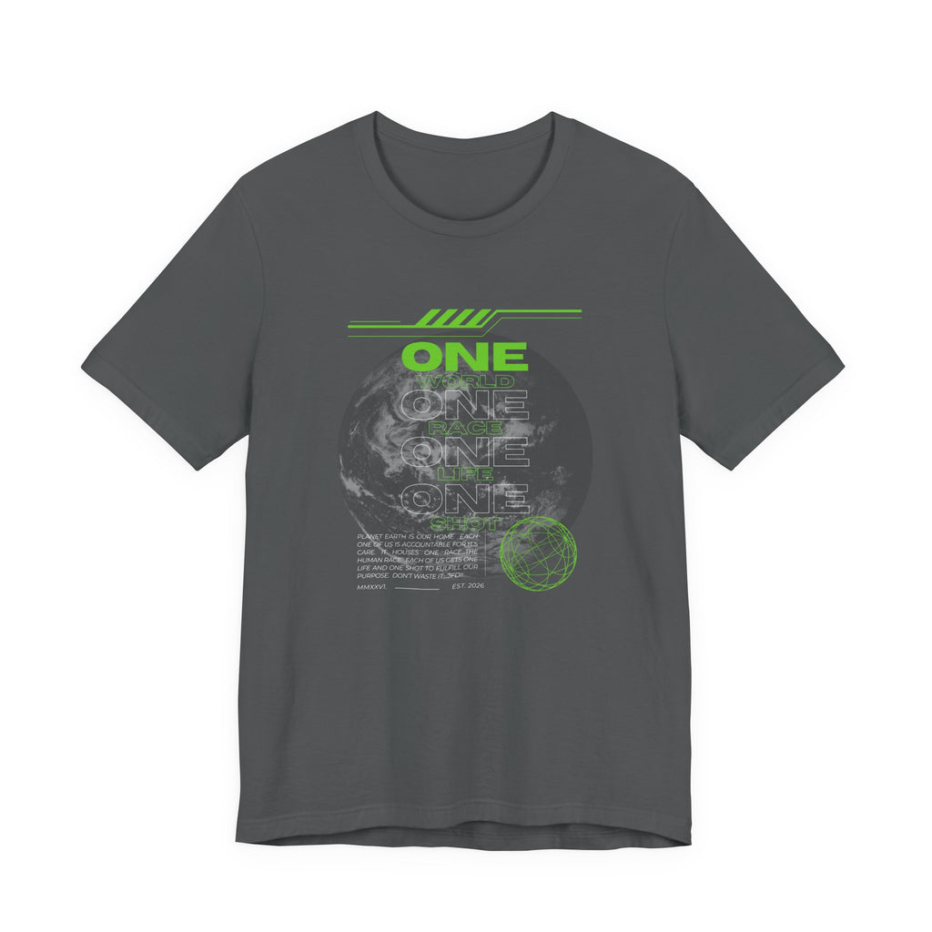 One World-Unisex Jersey Short Sleeve Tee