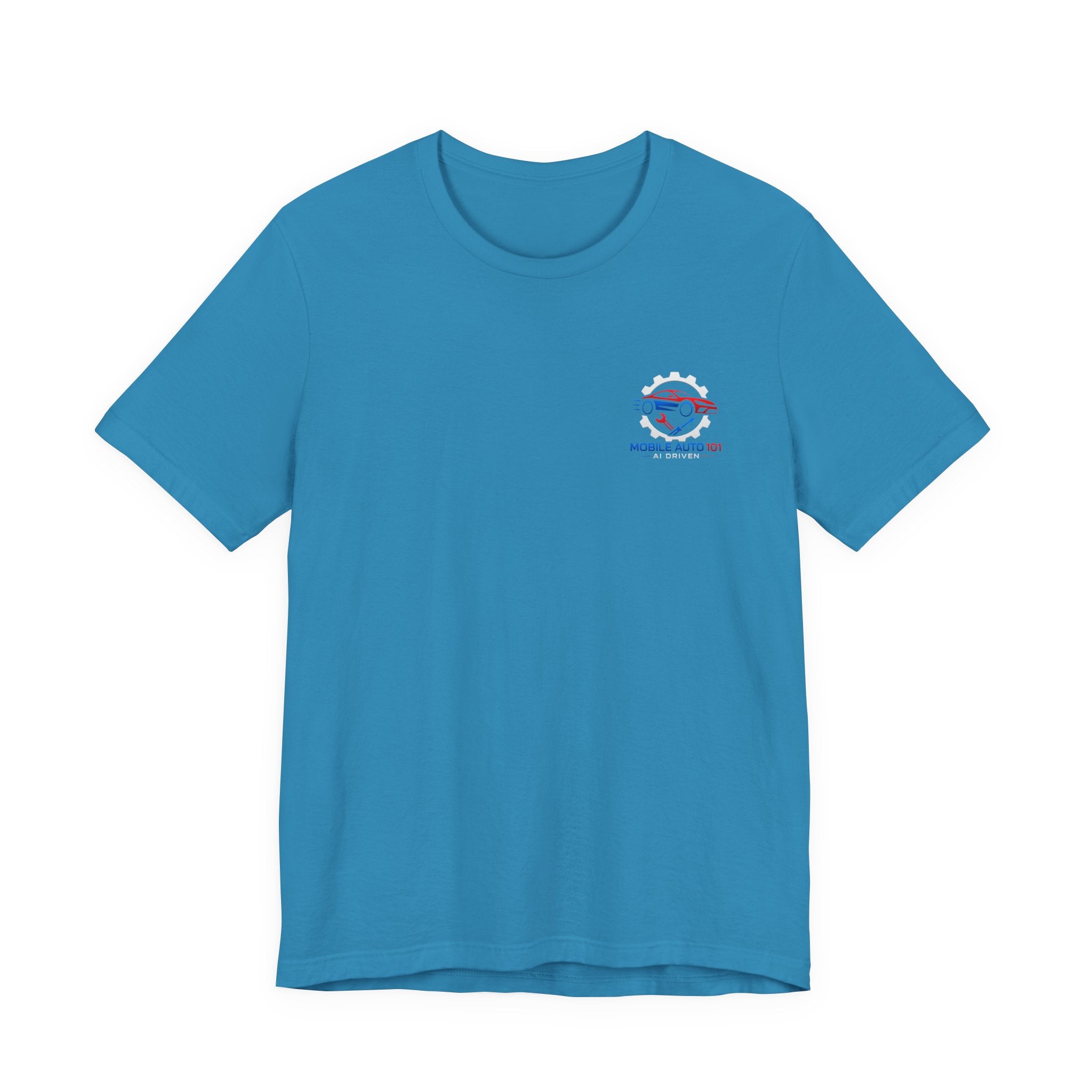 Mobile Auto 101 3rd Ed. (front and back design)-Unisex Jersey Short Sleeve Tee