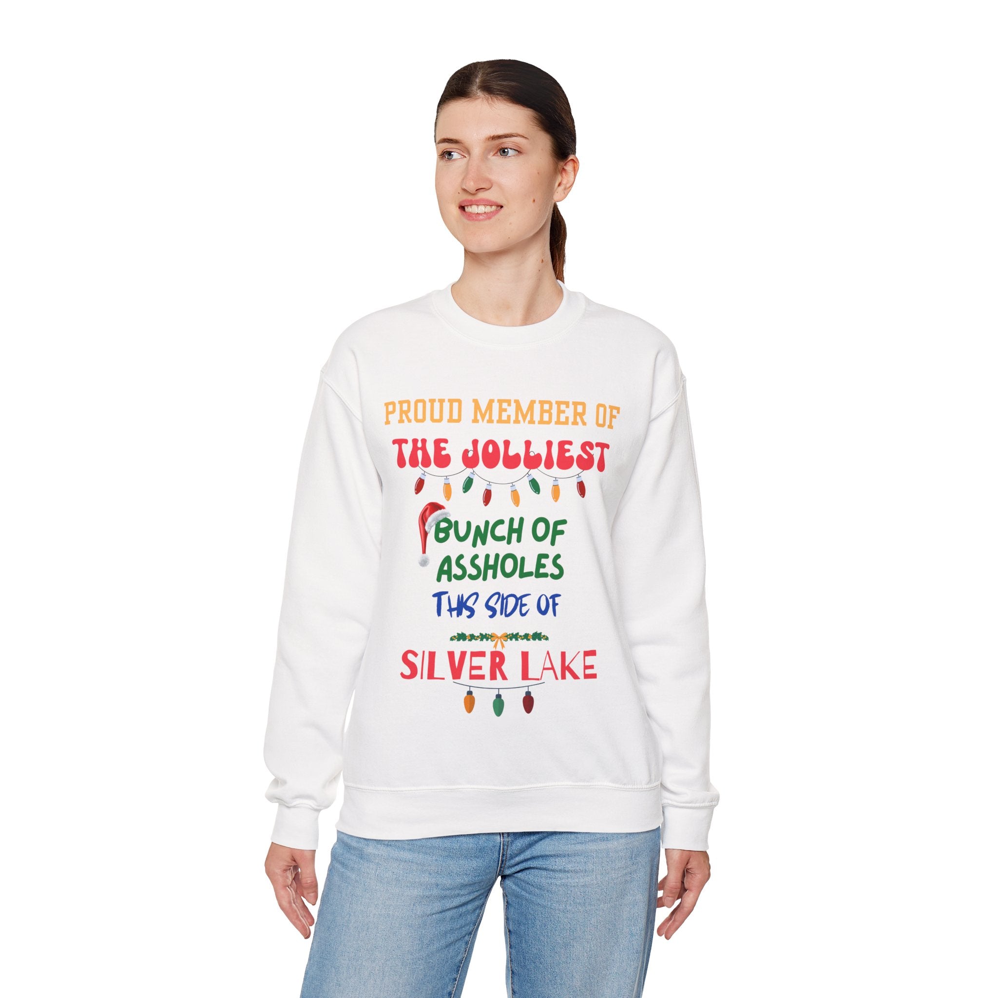 Proud Member Jolliest Bunch of A-holes (Silver Lake)-Unisex Crewneck Sweatshirt