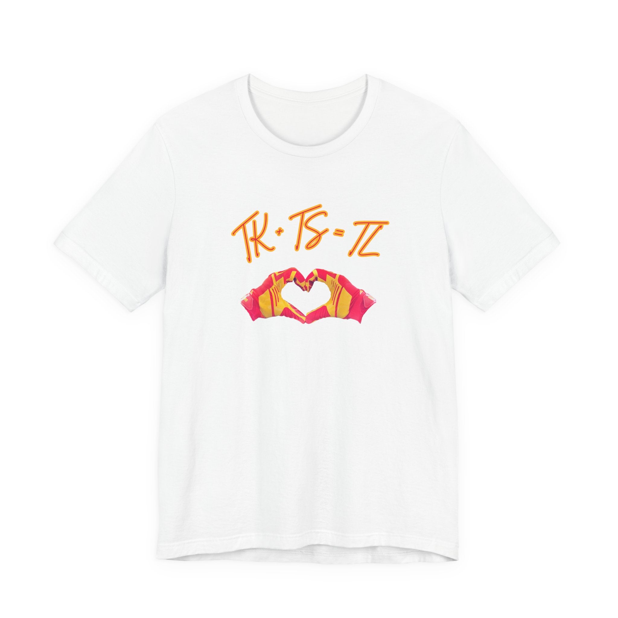 SWELCE TK+TS=TL Original Love Glove Design (Vers#3 for WHITE) Jersey-Unisex Jersey Short Sleeve Tee