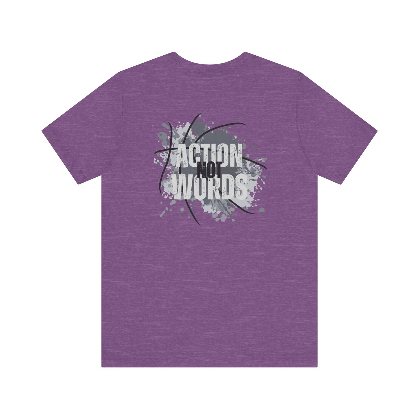 Action Not Words-Unisex Jersey Short Sleeve Tee