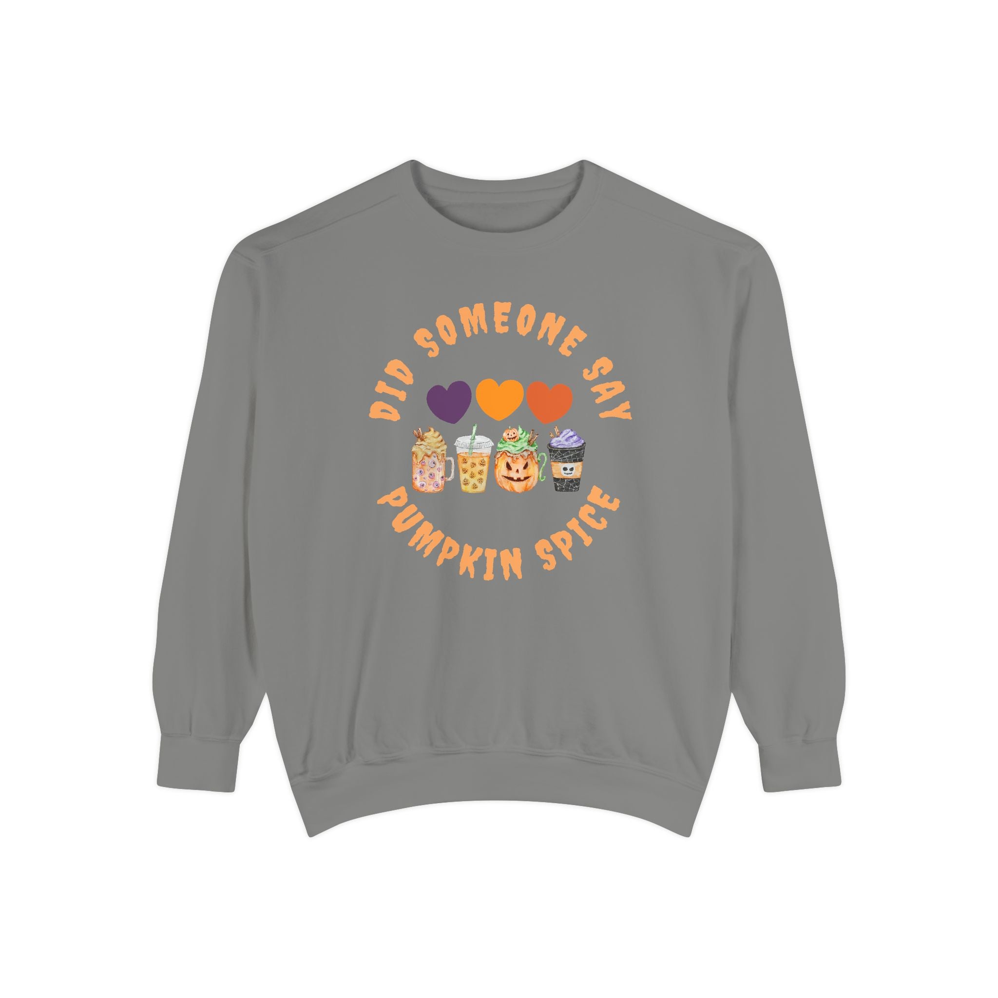 Pumpkin Spice Sweatshirt, Cozy Crewneck for Fall, Unisex Sweatshirt, Cute Autumn Apparel, Perfect for Halloween or Thanksgiving