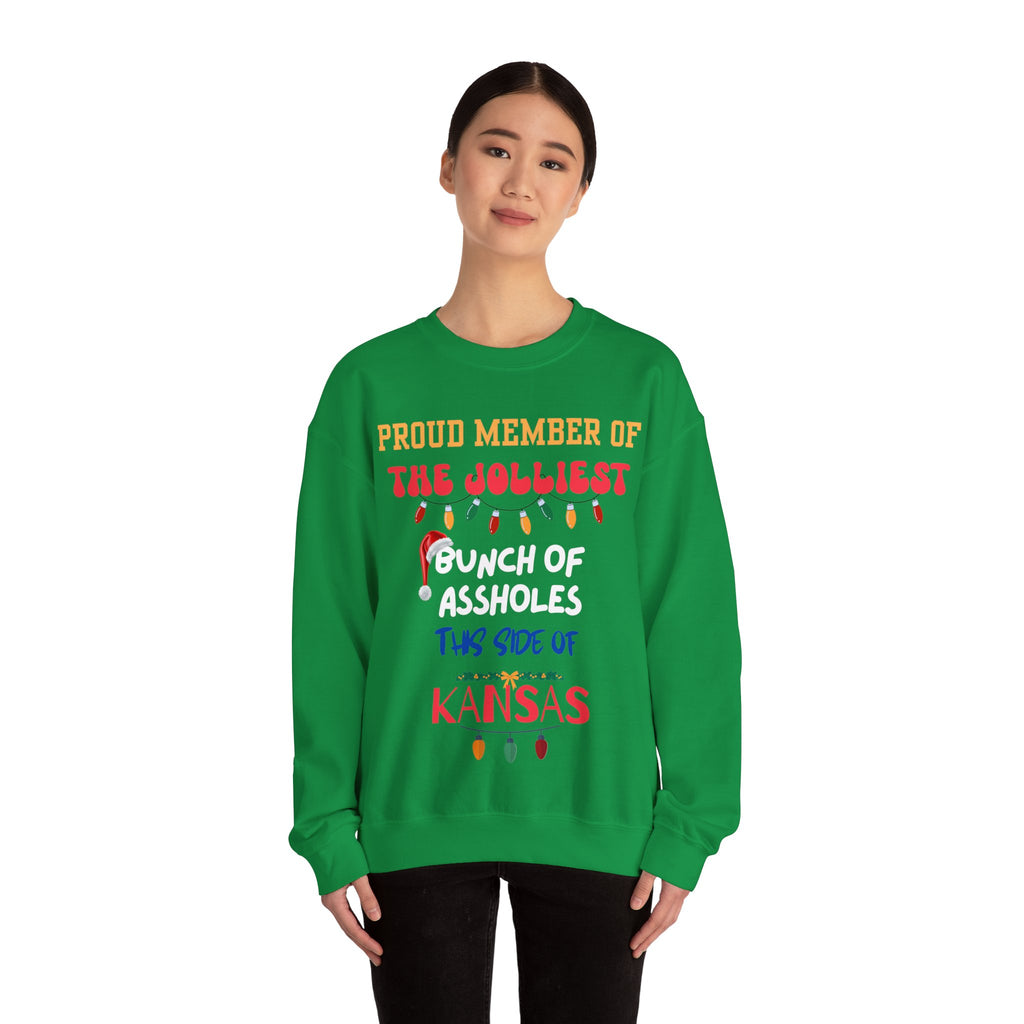 Proud Member of the Jolliest Bunch of Assholes (KS)-Unisex Heavy Blend™ Crewneck Sweatshirt