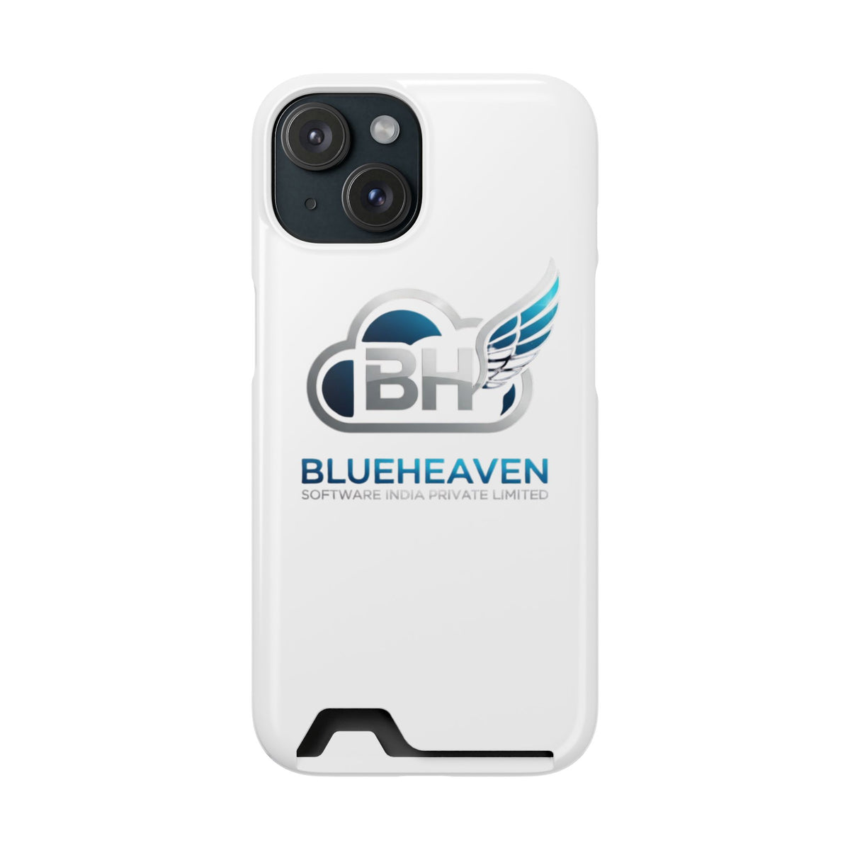 BlueHeaven Logo Phone Case with Card Holder