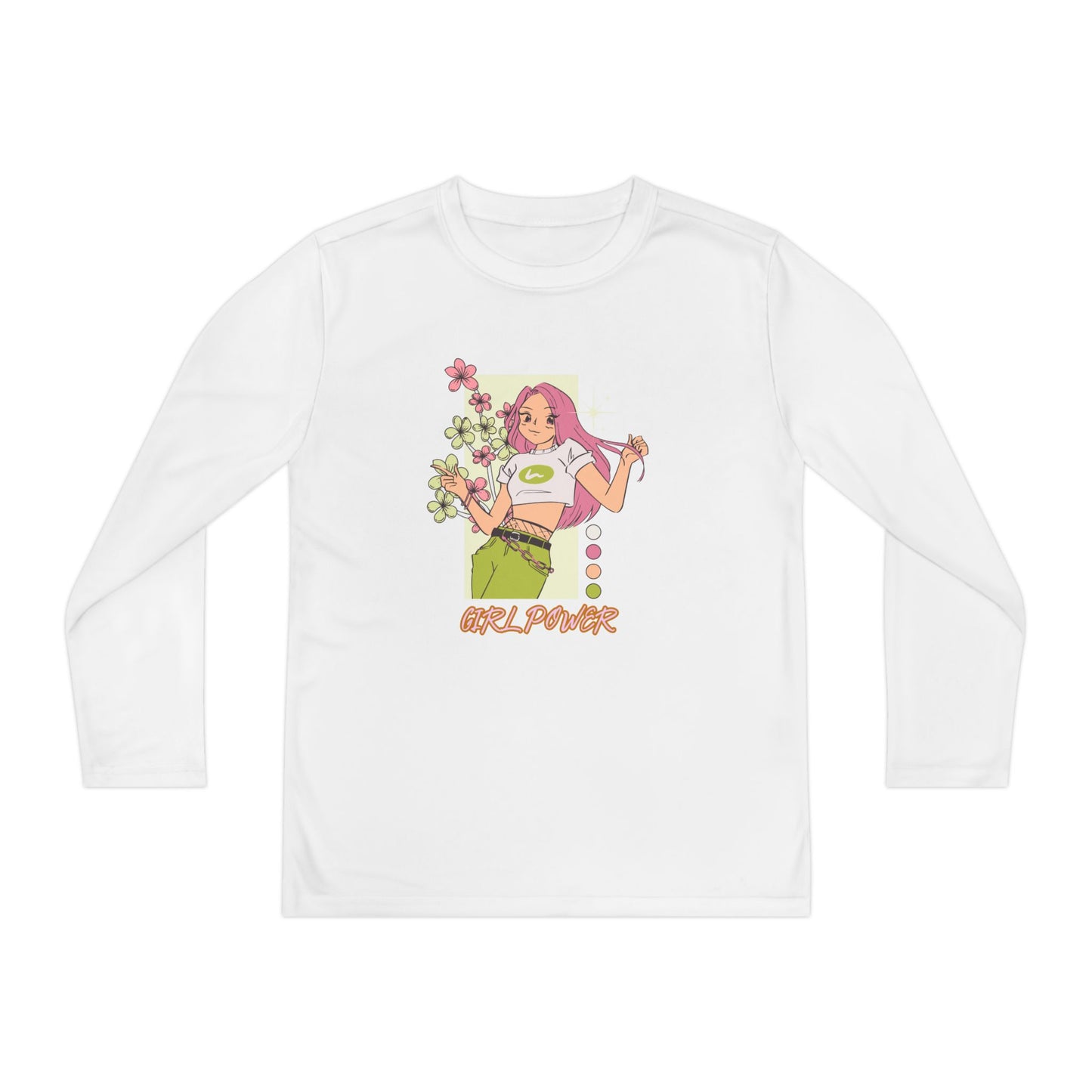 Girl Power-Youth Long Sleeve Competitor Tee