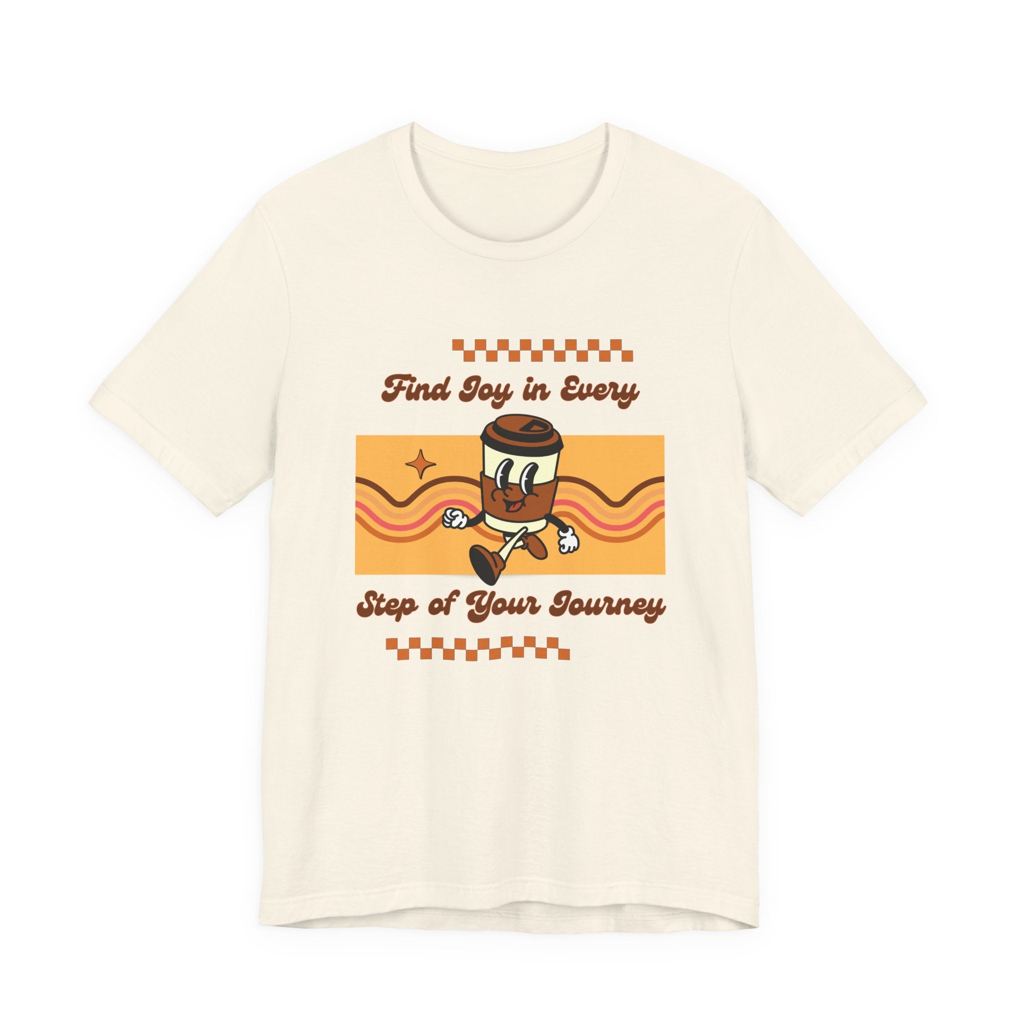 Find Joy in Every Step of Your Journey-Unisex Jersey Short Sleeve Tee