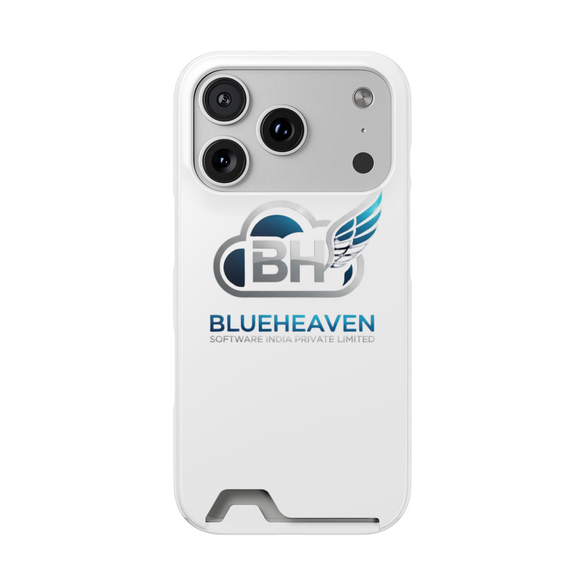 BlueHeaven Logo Phone Case with Card Holder