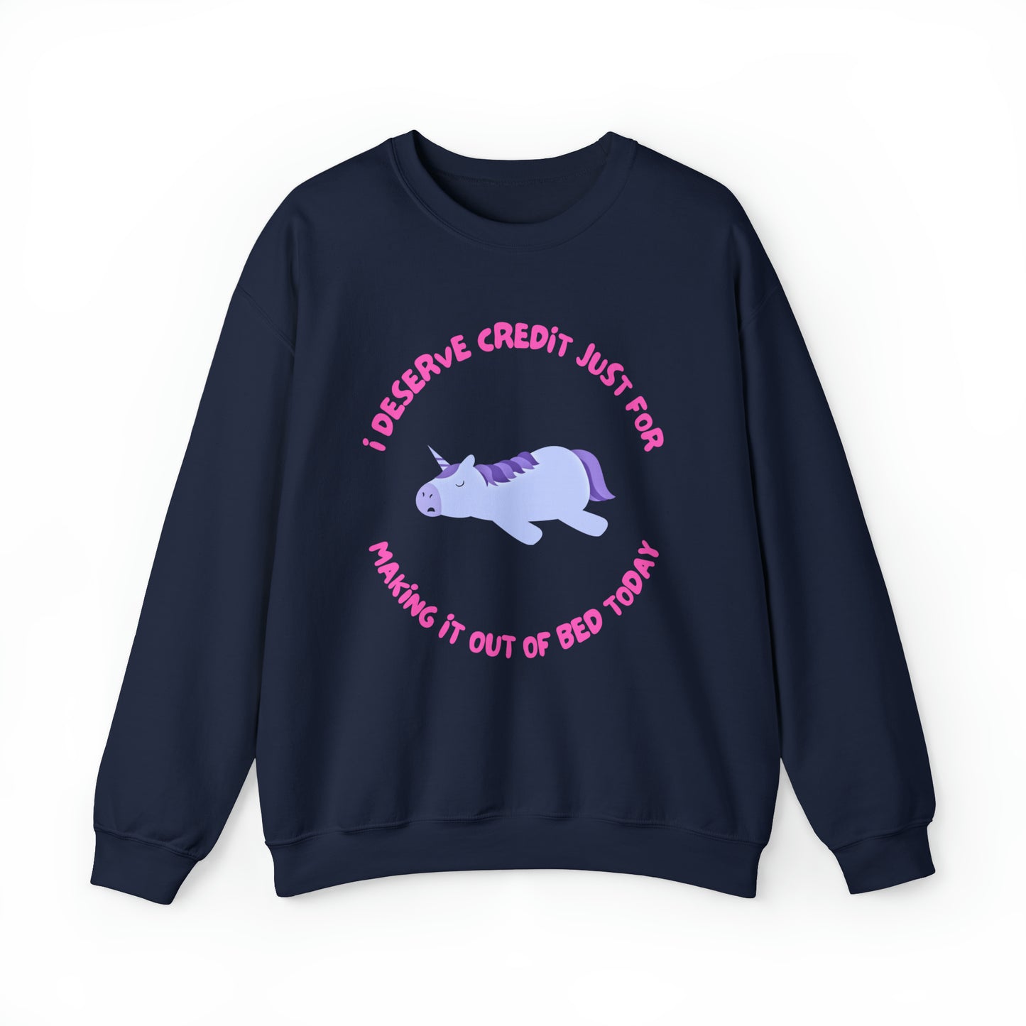 I Deserve Credit (2 Sided Print)-Unisex Heavy Blend™ Crewneck Sweatshirt